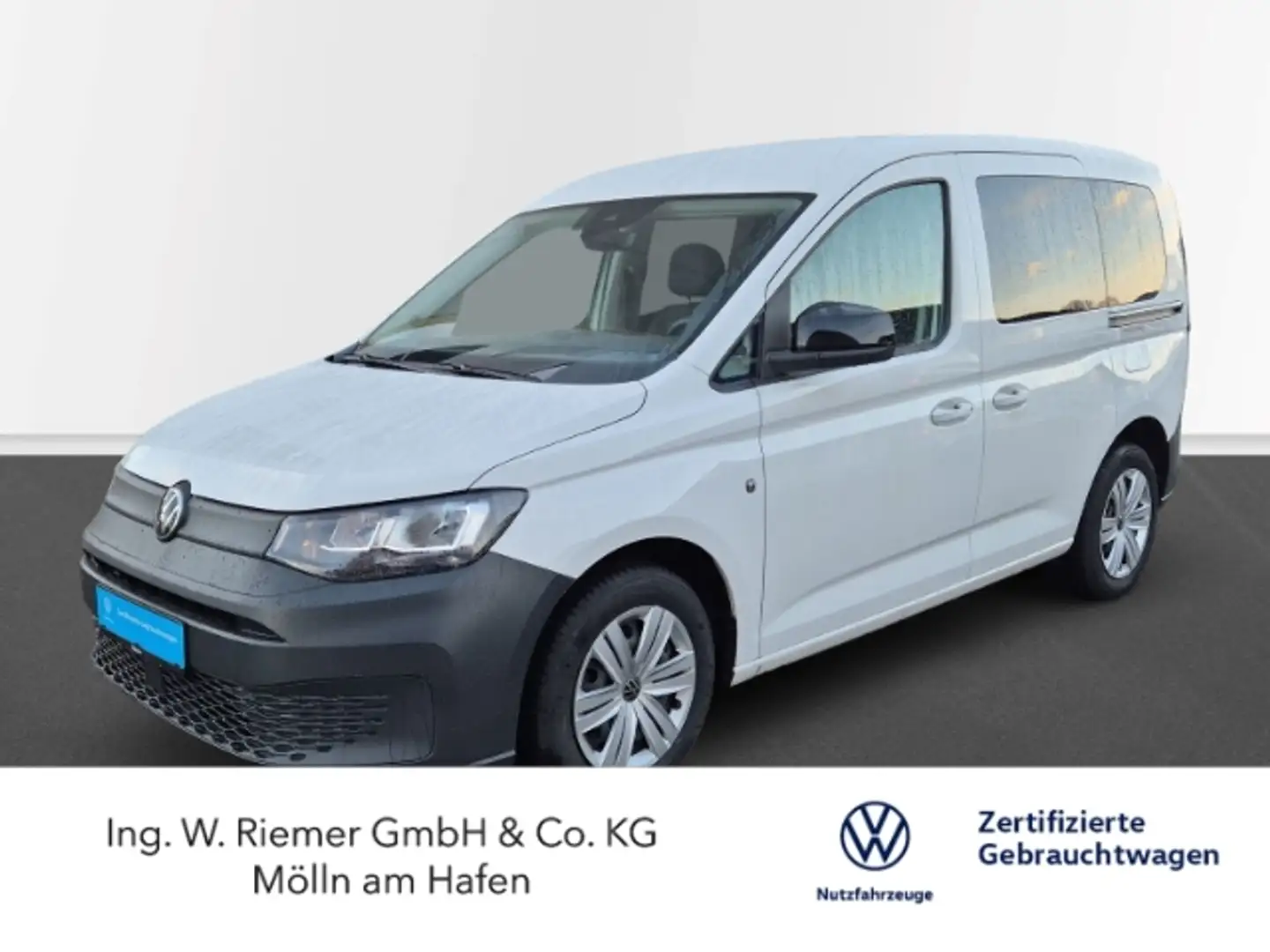 Volkswagen Caddy 1.5 TSi 7-Sitzer SHZ PDC AppConnect Allwetter Weiß - 1