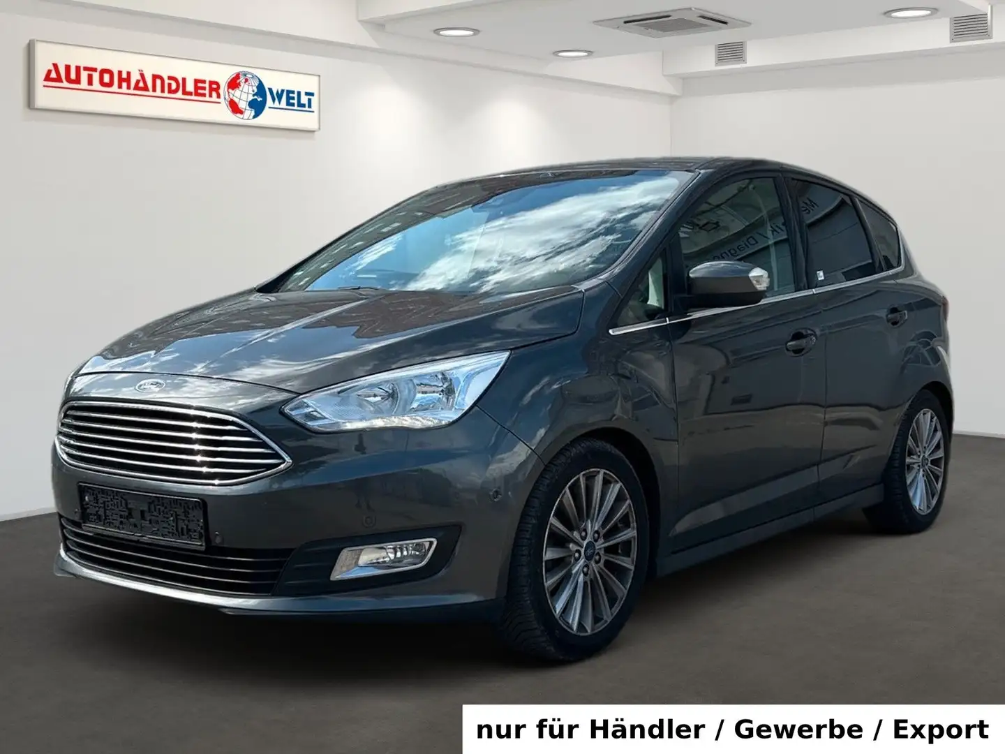 Ford C-Max 1.0 EB Titanium AAC SHZ Navi PDC AHK Grau - 1