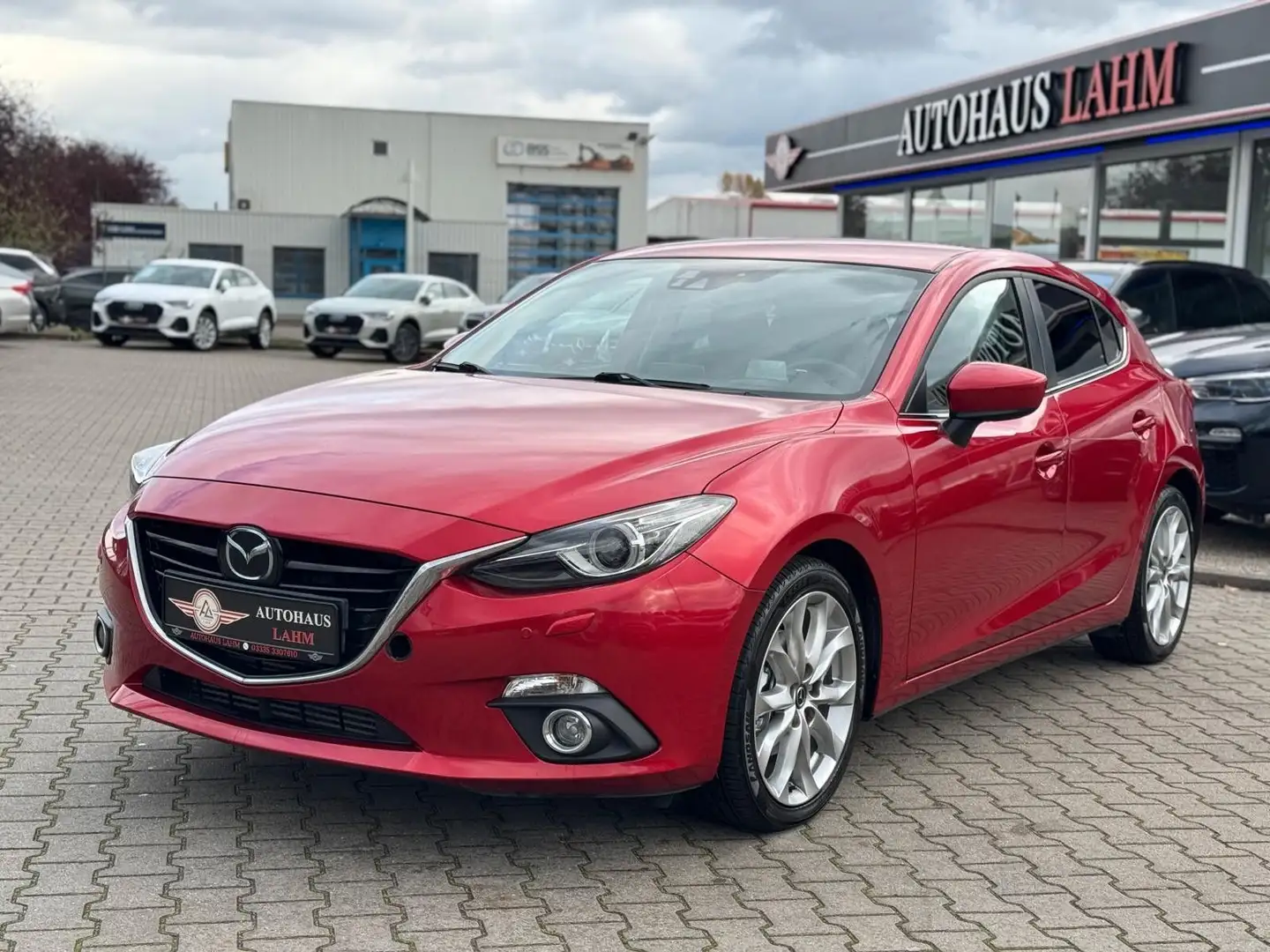 Mazda 3 2.2d Exclusive-Line"AUTOMATIK"LEDER"HEAD UP" Rot - 2