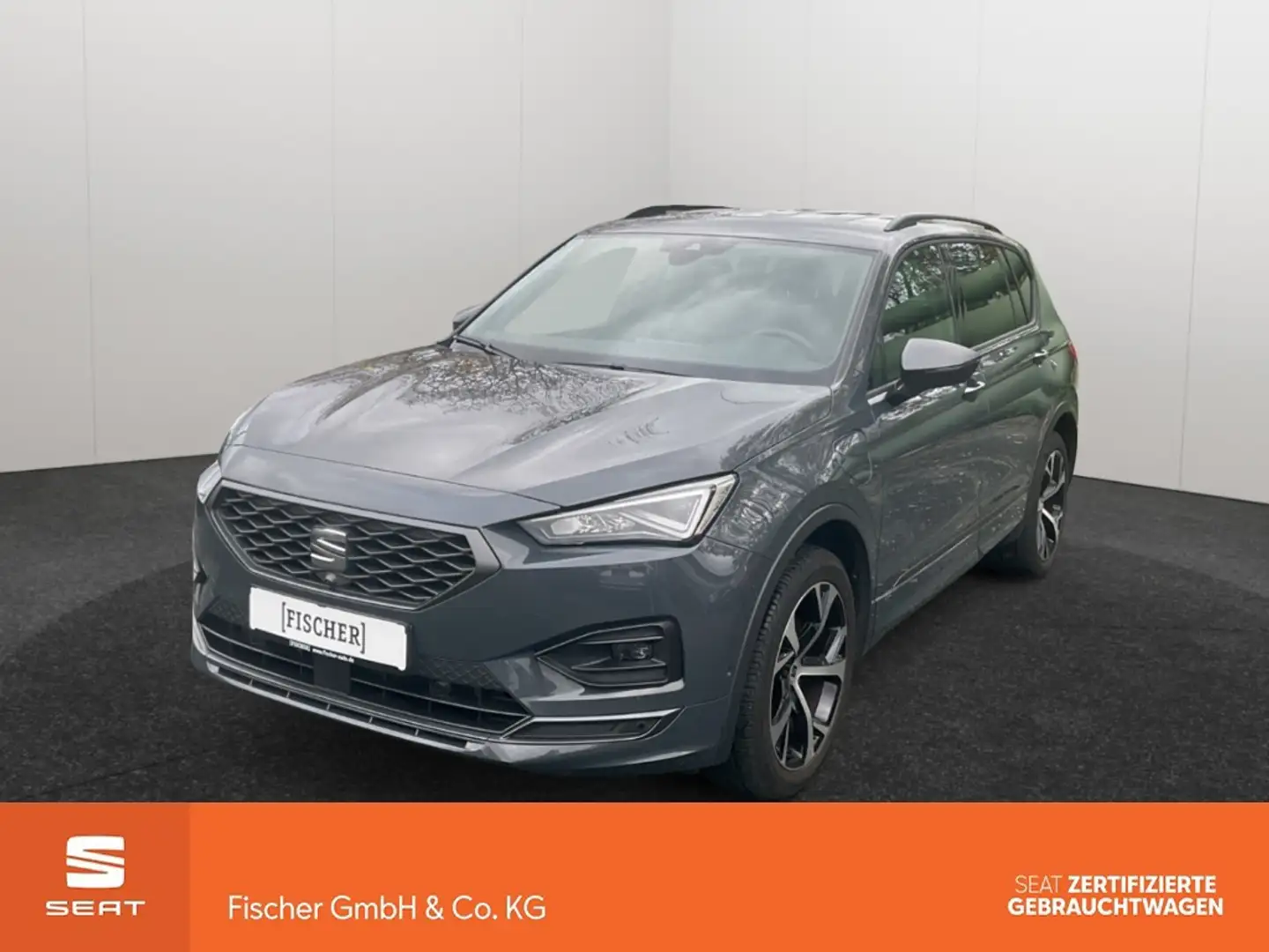 SEAT Tarraco 1.4TSI e-Hybrid FR LED AHK Navi 360° ACC DAB Grau - 1