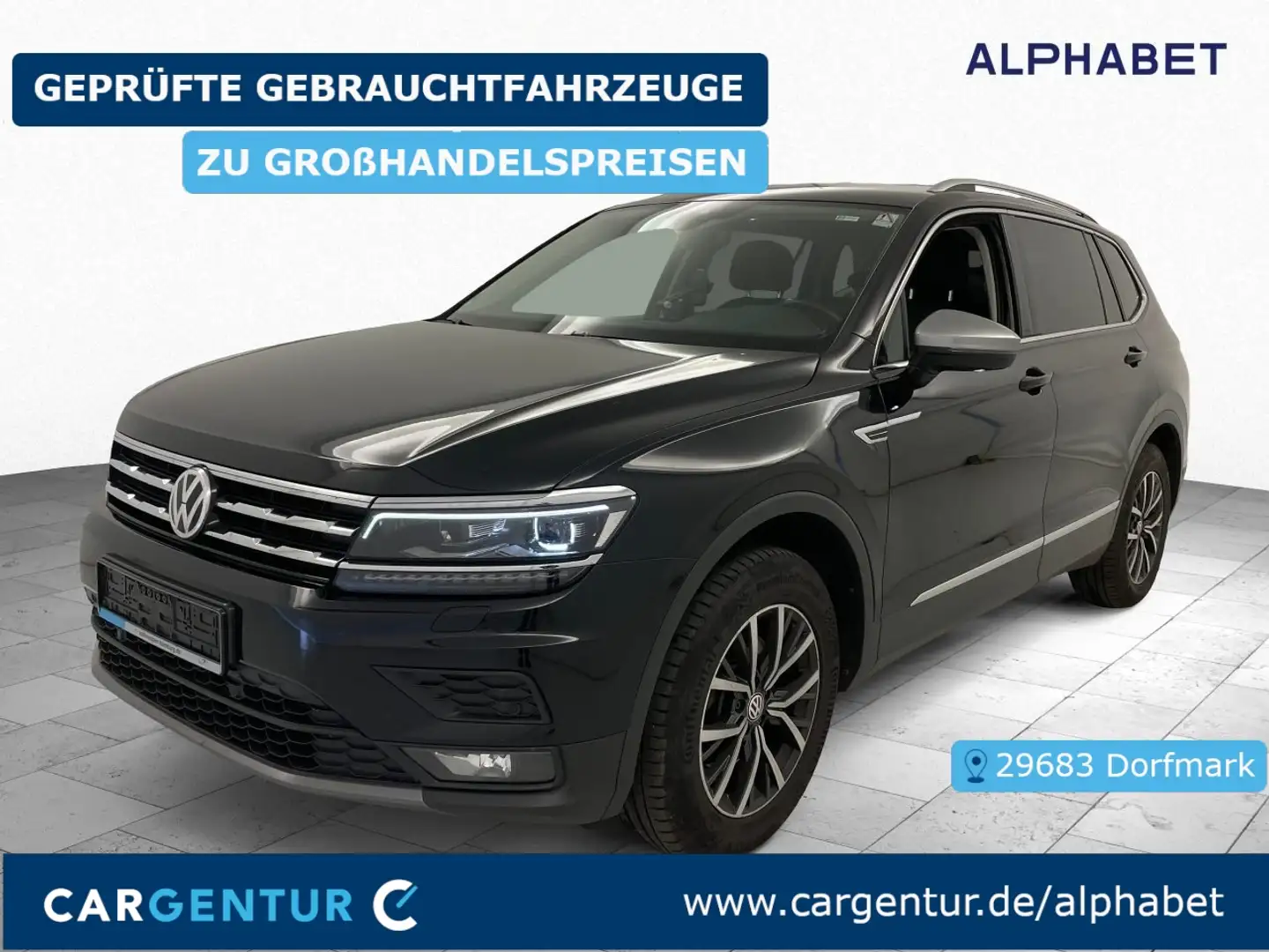 Volkswagen Tiguan Allspace 2.0 TDI Comfortline AHK ACC BLIS Noir - 1