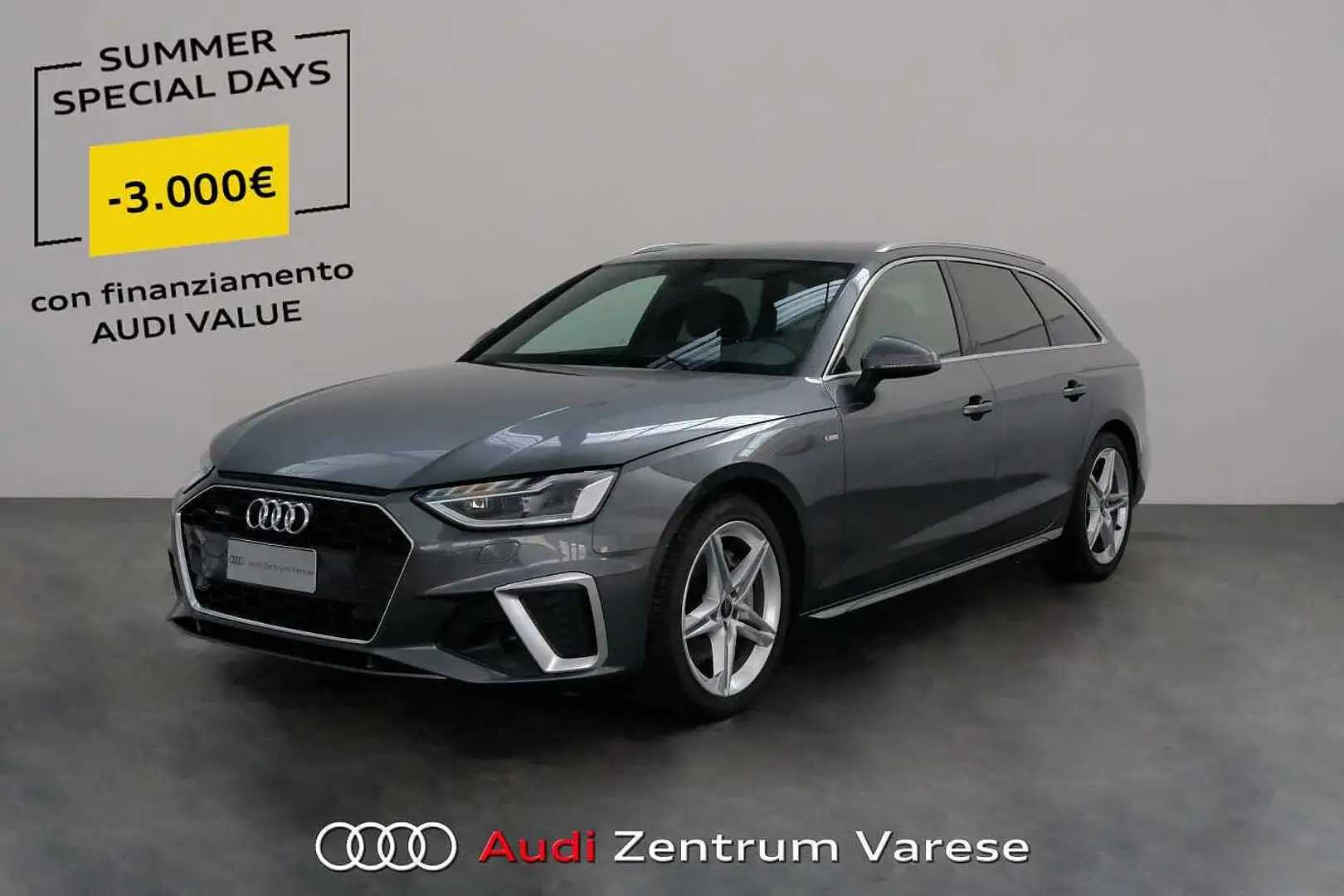 Audi A4 Avant 40 TDI 204CV MHEV Quattro Stronic Sline Szary - 1