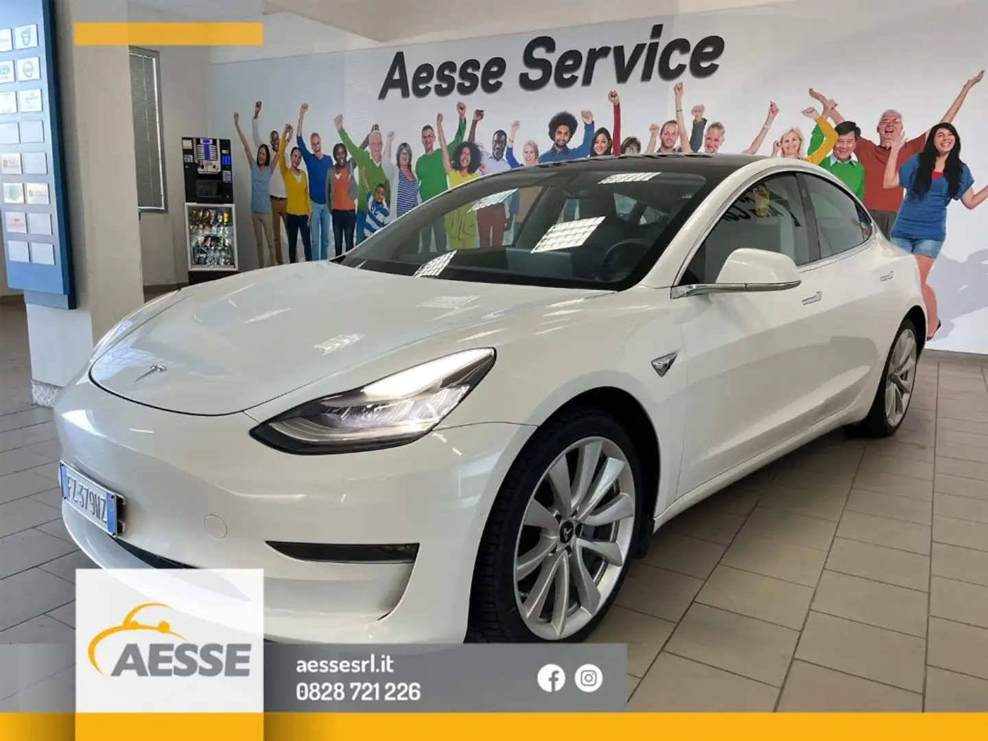 Tesla Model 3 Long Range Dual Motor AWD Bianco - 1