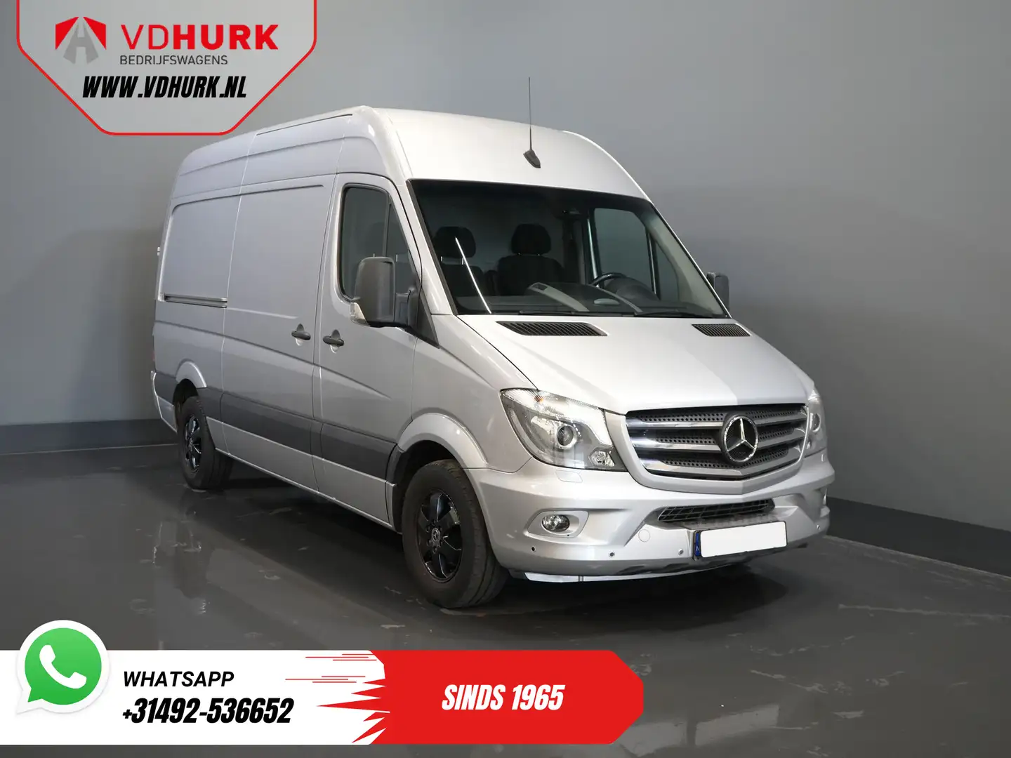 Mercedes-Benz Sprinter 319 3.0 V6 CDI Aut. L2H2 E6 BPM VRIJ! LAGE KM!/ 3. Grijs - 1