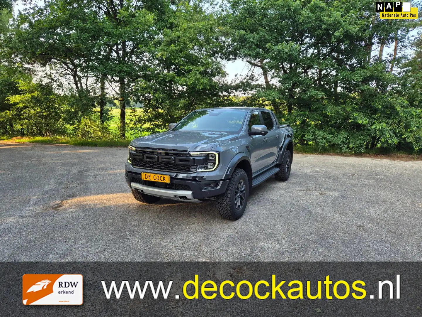 Ford Ranger Raptor 3.0 Double Cab EcoBoost Grijs - 1