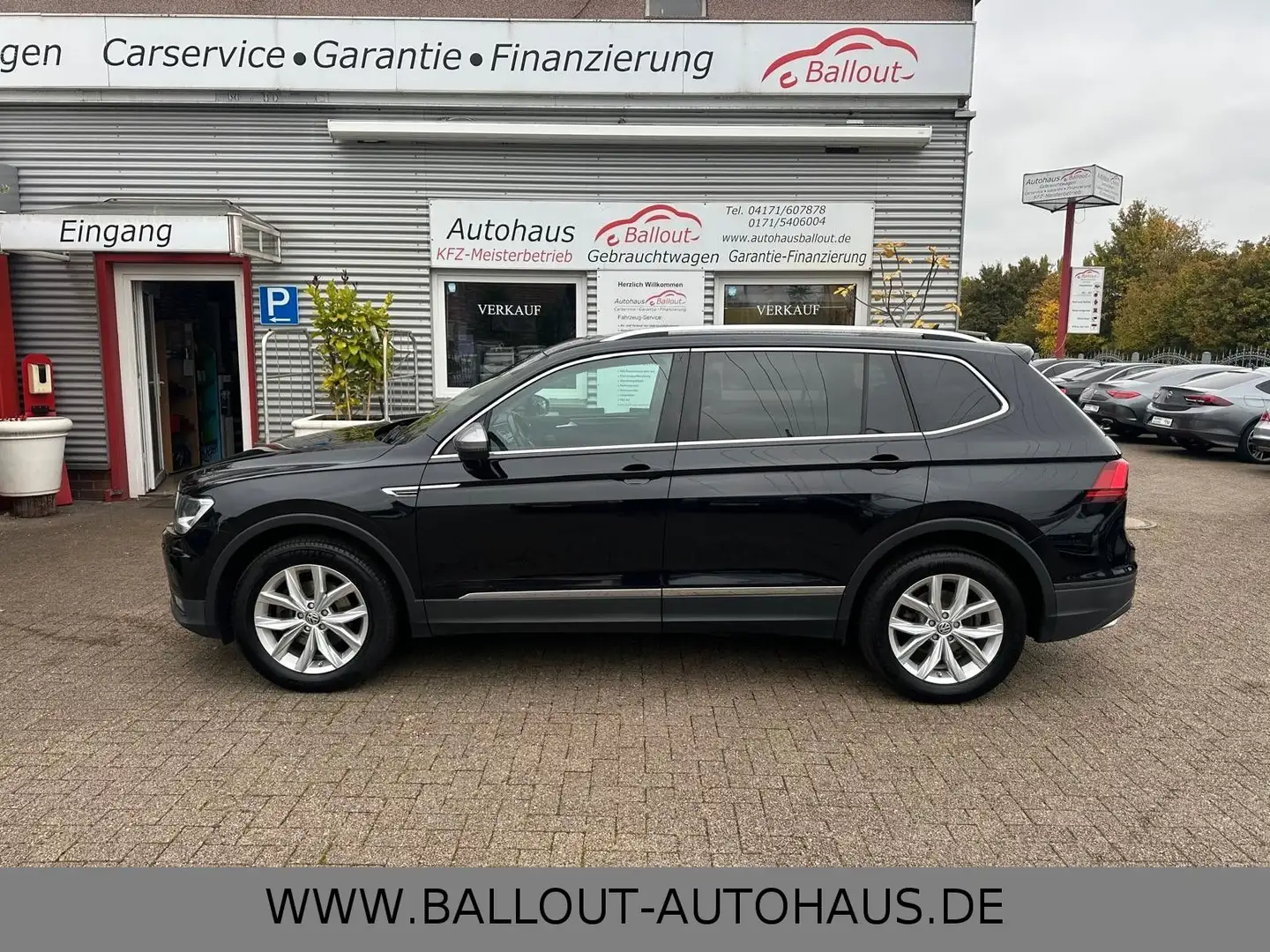 Volkswagen Tiguan Allspace *2.HAND*KLIMA*NAVI*TEMPO*AHK*CAM* Schwarz - 1