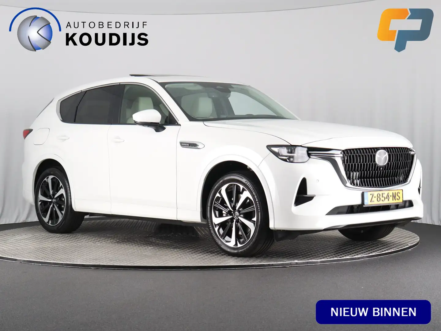 Mazda CX-60 2.5 e-SkyActiv PHEV Takumi 368 Pk VOL (NL-Auto / T Bianco - 1