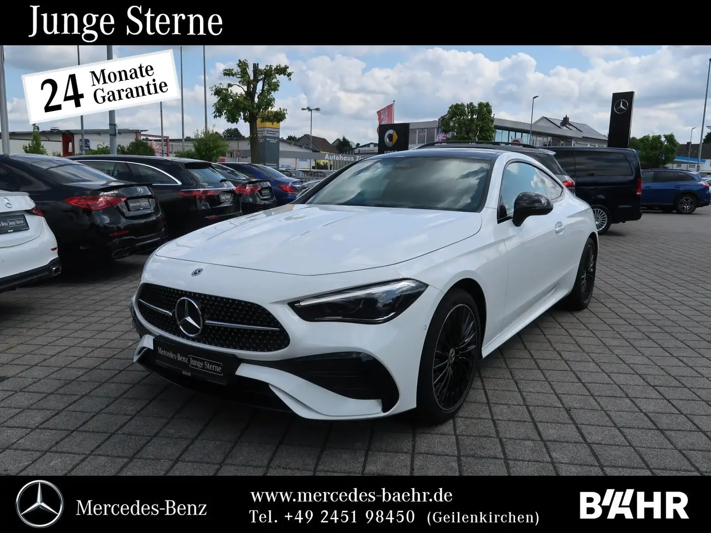 Mercedes-Benz CLE 200 CLE 200 Coupé AMG+Night/MBUX-Navi/LED/Pano/RFK Fehér - 1