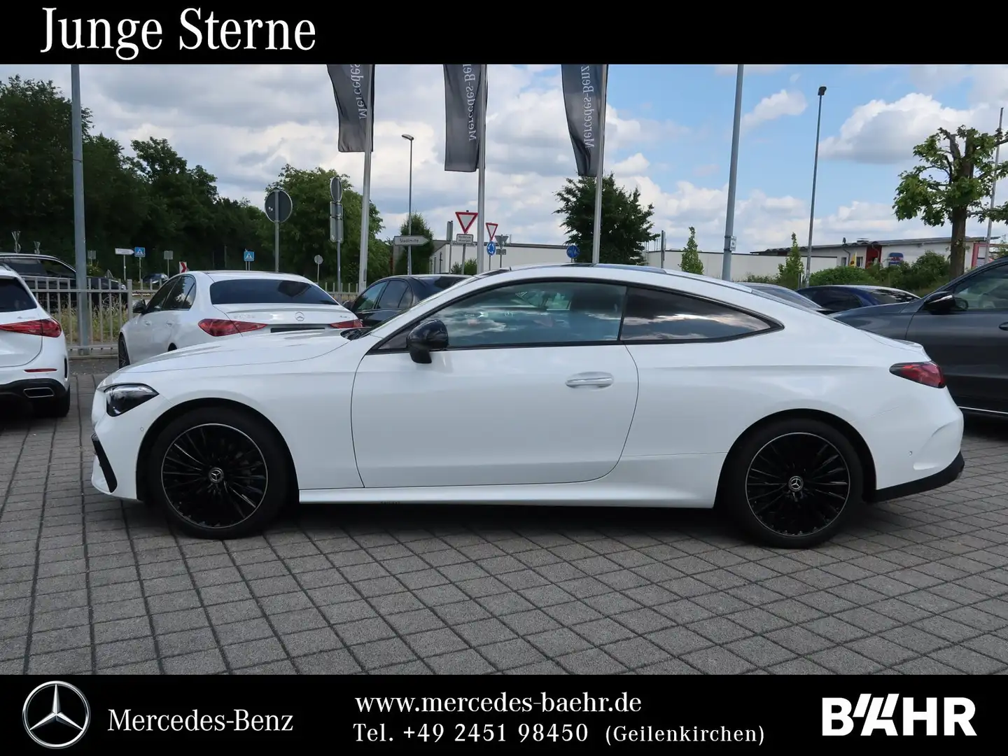 Mercedes-Benz CLE 200 CLE 200 Coupé AMG+Night/MBUX-Navi/LED/Pano/RFK Fehér - 2