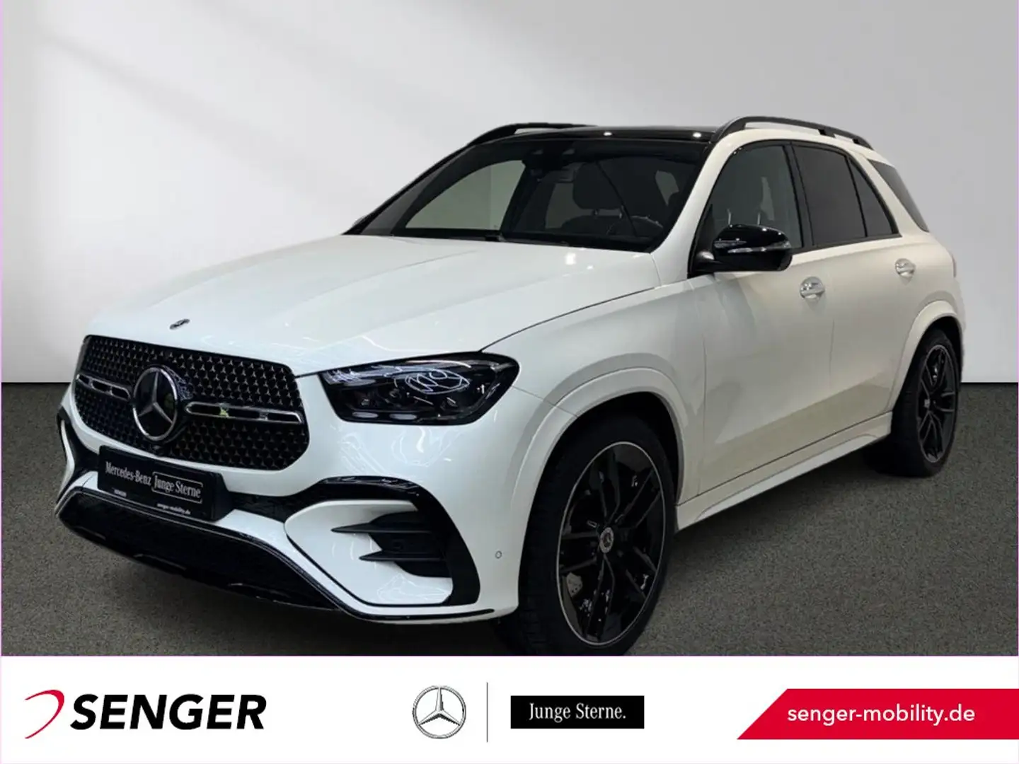 Mercedes-Benz GLE 450 d 4M AMG Airmatic Distronic AHK 360°-K. Weiß - 1