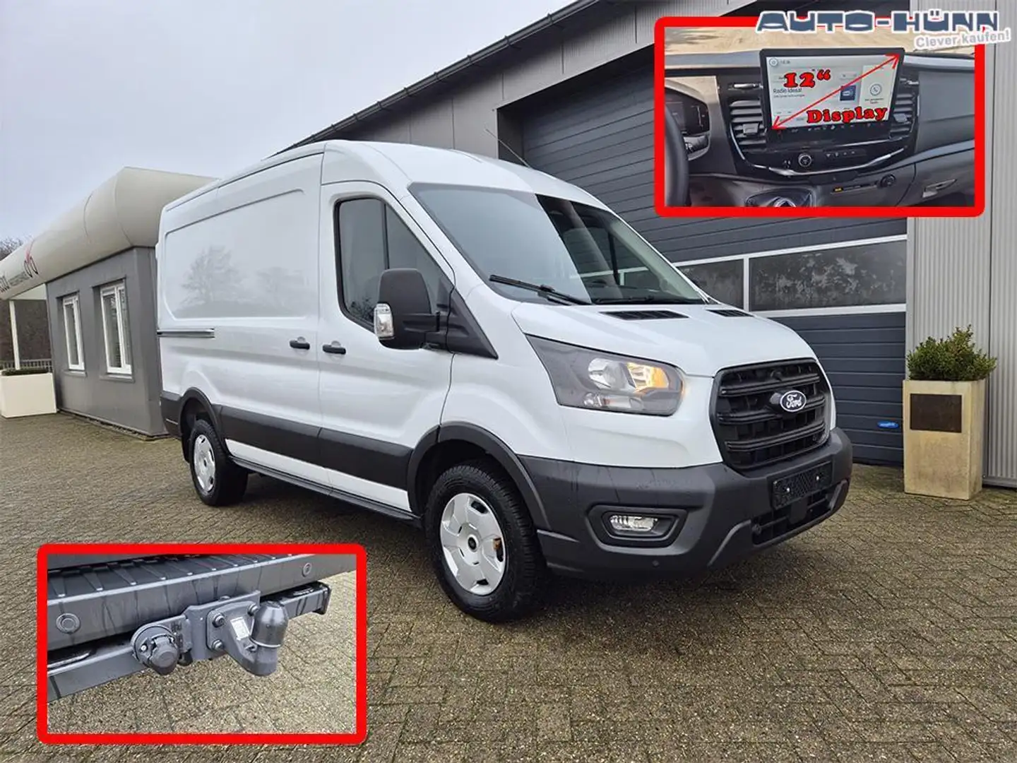Ford Transit L2H2 2.0 EcoBlue 165PS Trend Heckantrieb 3,5t 2... Weiß - 2