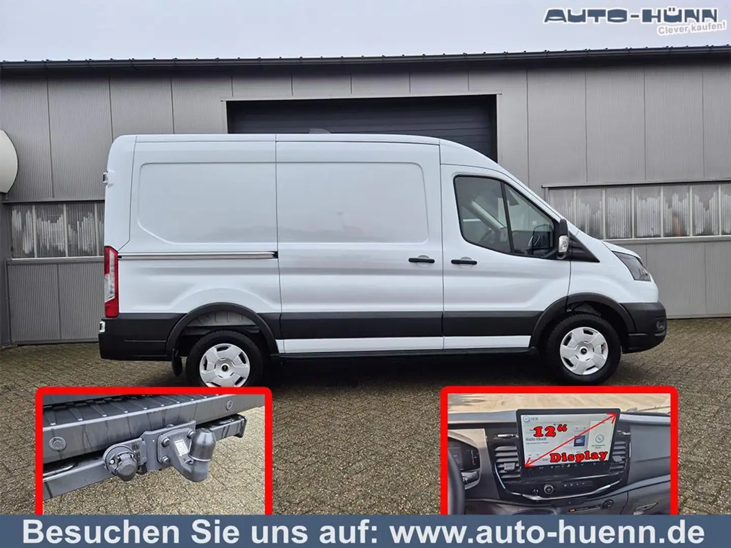 Ford Transit L2H2 2.0 EcoBlue 165PS Trend Heckantrieb 3,5t 2... Weiß - 1