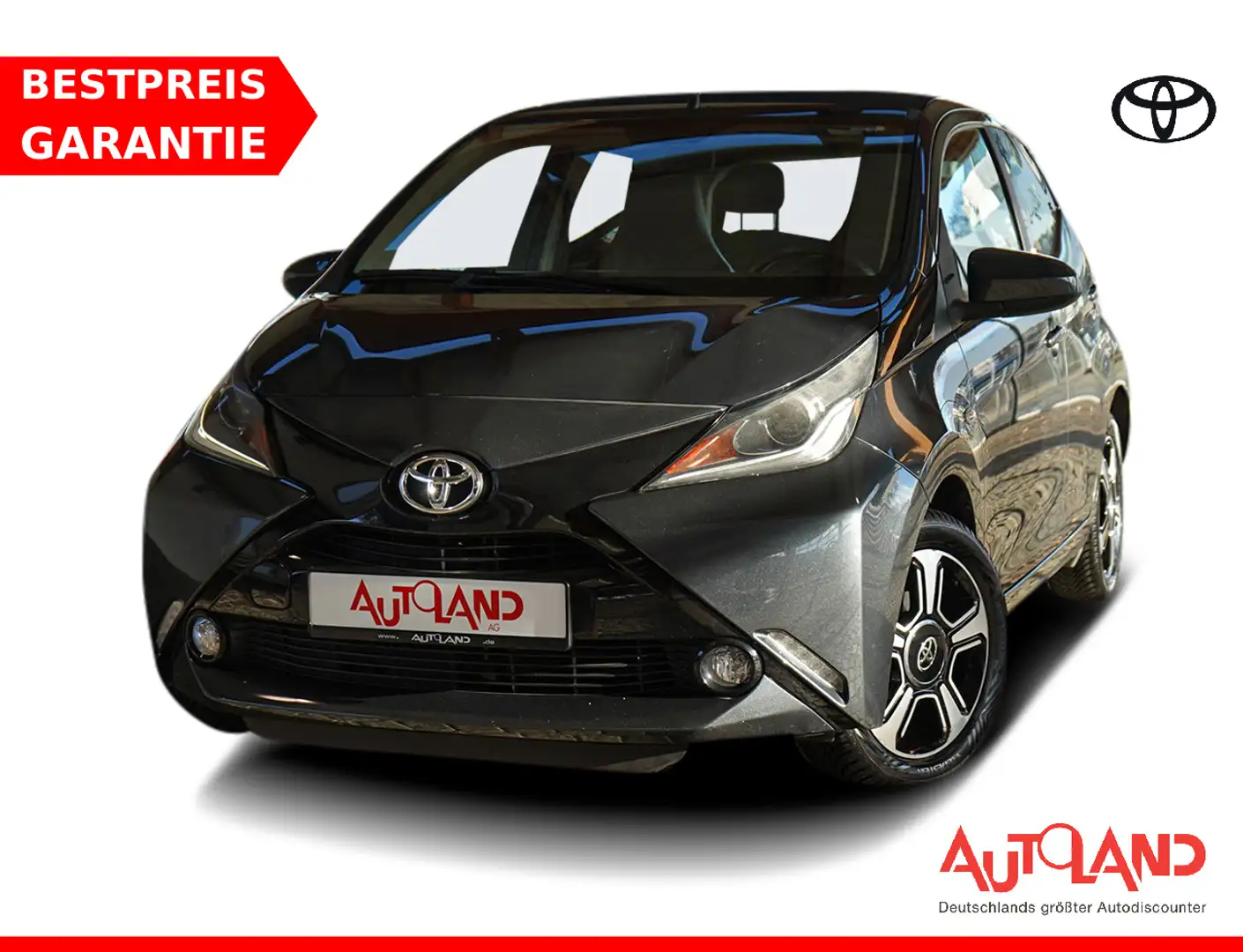 Toyota Aygo AYGO 1.0 x Navi Klima Touchscreen Tagfahrlicht Noir - 1