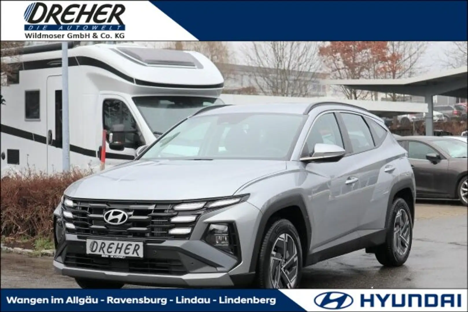 Hyundai TUCSON Tucson TOP DEAL/MildHybrid/NAVI/ME/RÜ-KAM/ u.v.m Plateado - 1