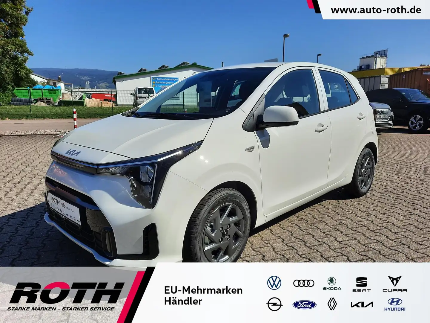 Kia Picanto 1,0 Vision MJ25 *Navi*Kamera*Shz*Alu* Weiß - 1