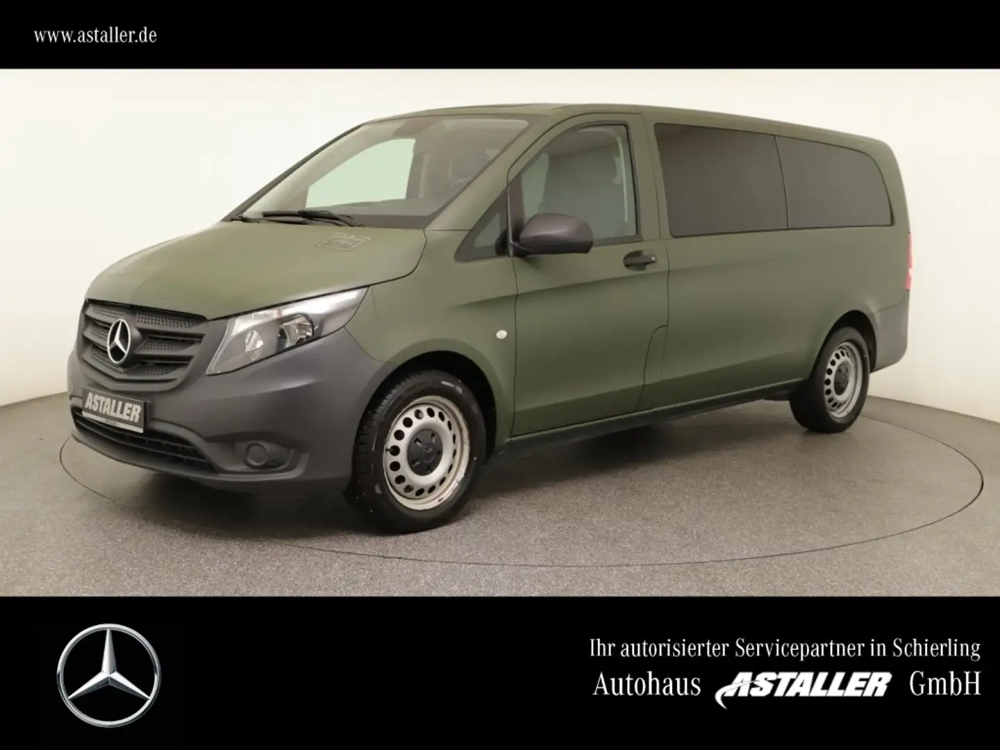 Mercedes-Benz Vito 114 CDI Tourer Pro XL Extralang L3 StHz+8Si Grün - 1