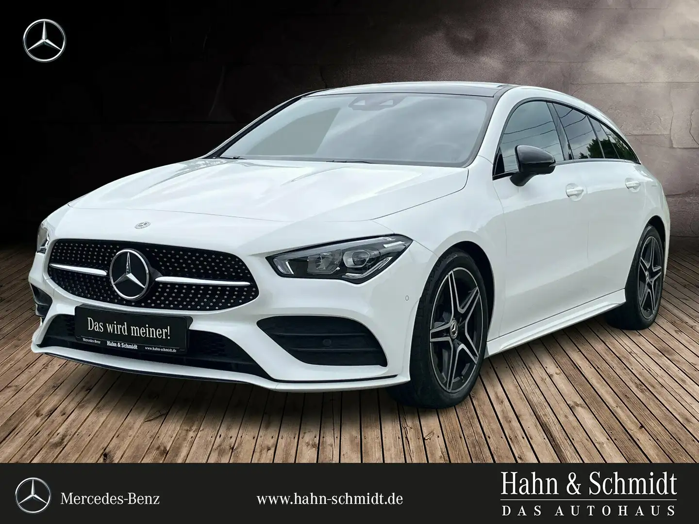 Mercedes-Benz CLA 200 CLA 200 ShootingBrake AMG/Pano/AHK/Night/RüKa/TW Weiß - 1