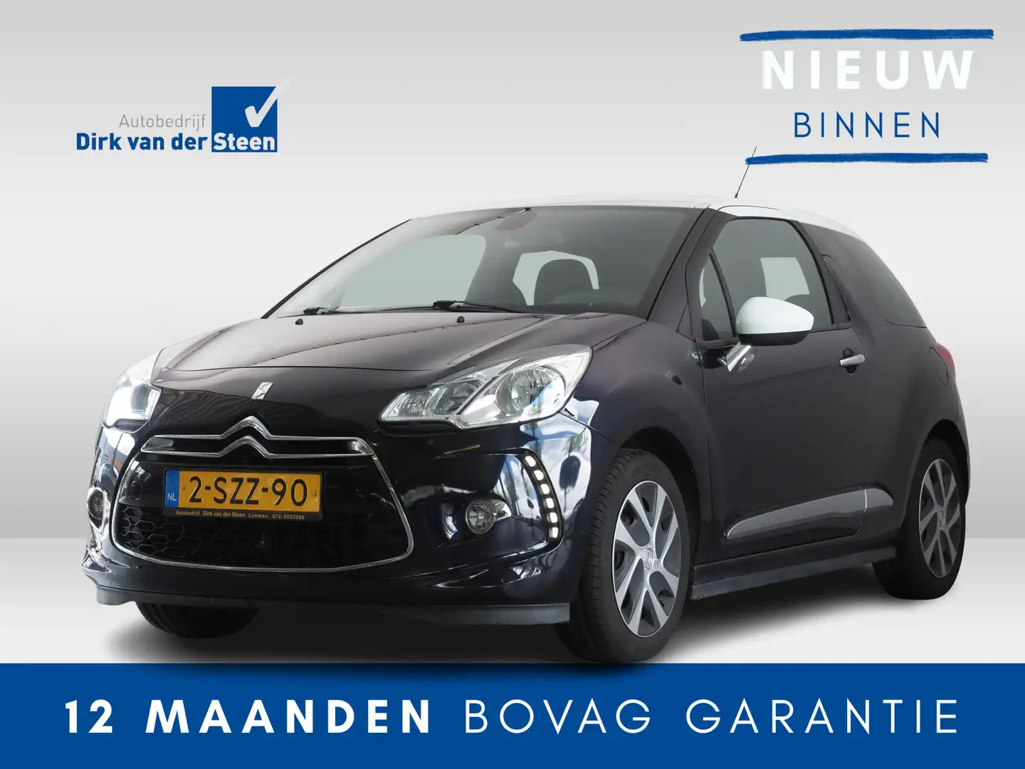 Citroen DS3 1.2 VTi So Chic | Parkeersensoren Achter | Bluetoo Blauw - 1