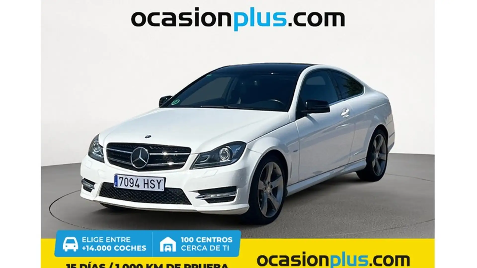 Mercedes-Benz C 180 Coupé BE Blanco - 1