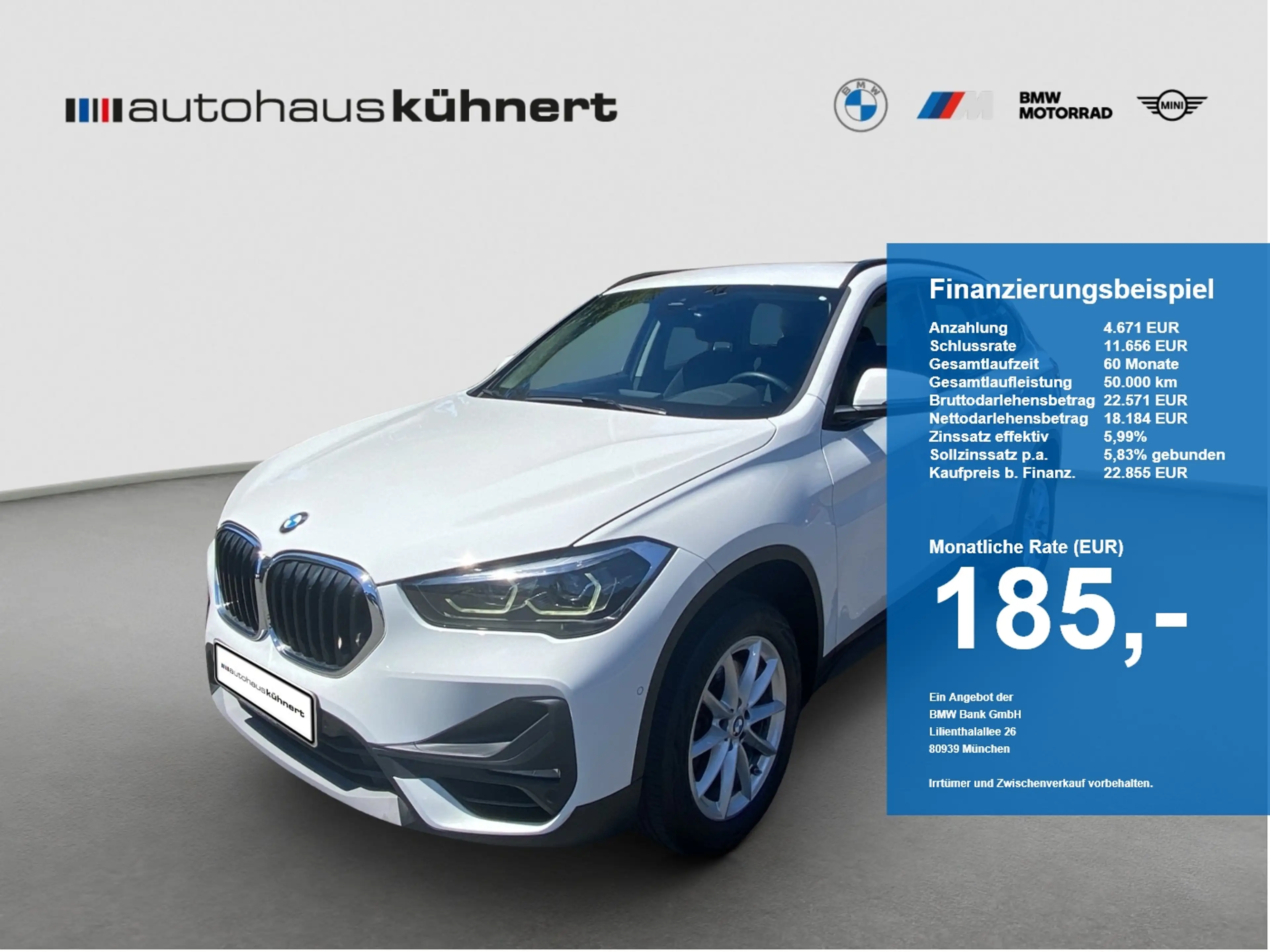 BMW X1 xDrive 20i Advantage LED Tempo Navi ParkAss