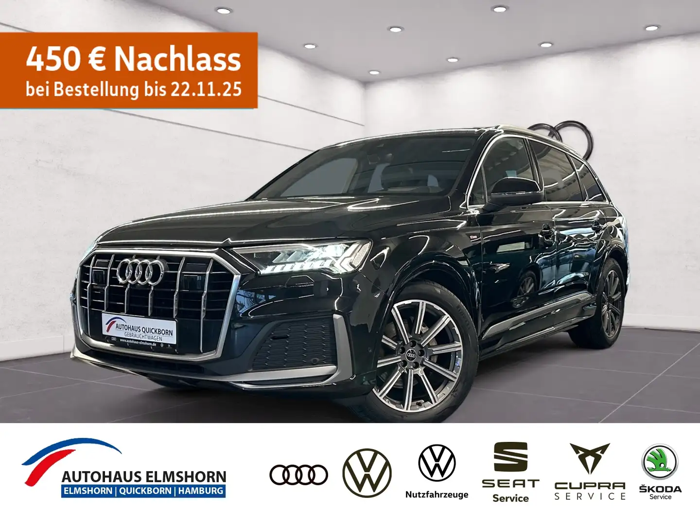 Audi Q7 S line 45 TDI quattro tiptronic PANO B&O MATRIX V Noir - 1