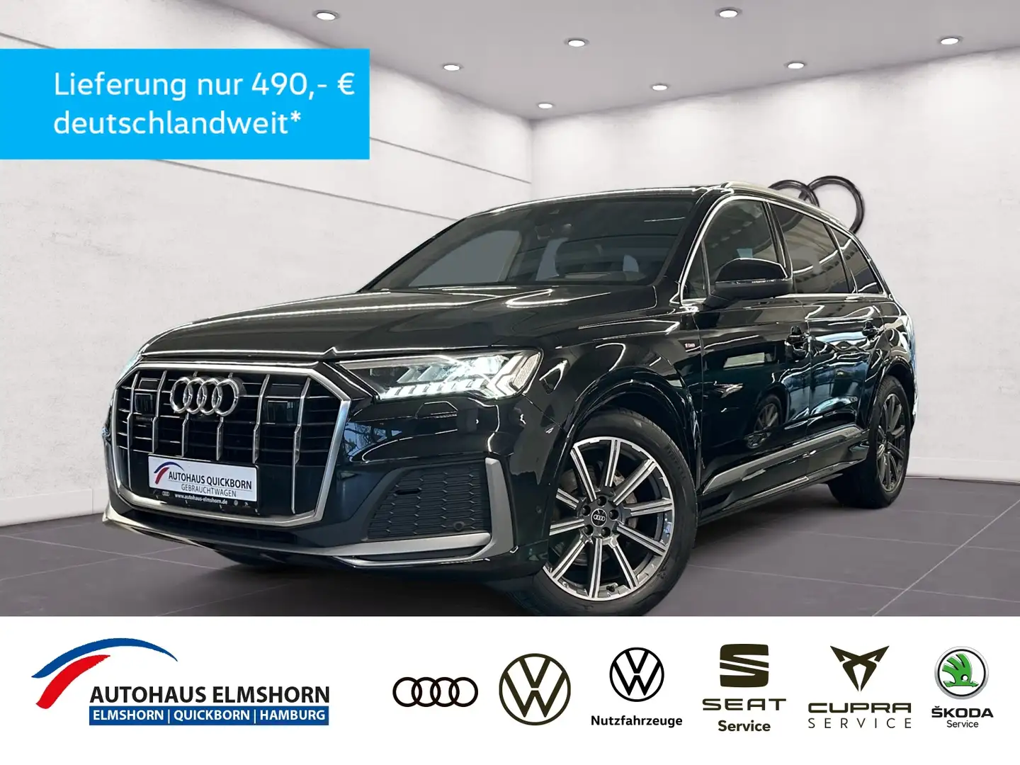 Audi Q7 S line 45 TDI quattro tiptronic PANO B&O MATRIX V Noir - 1