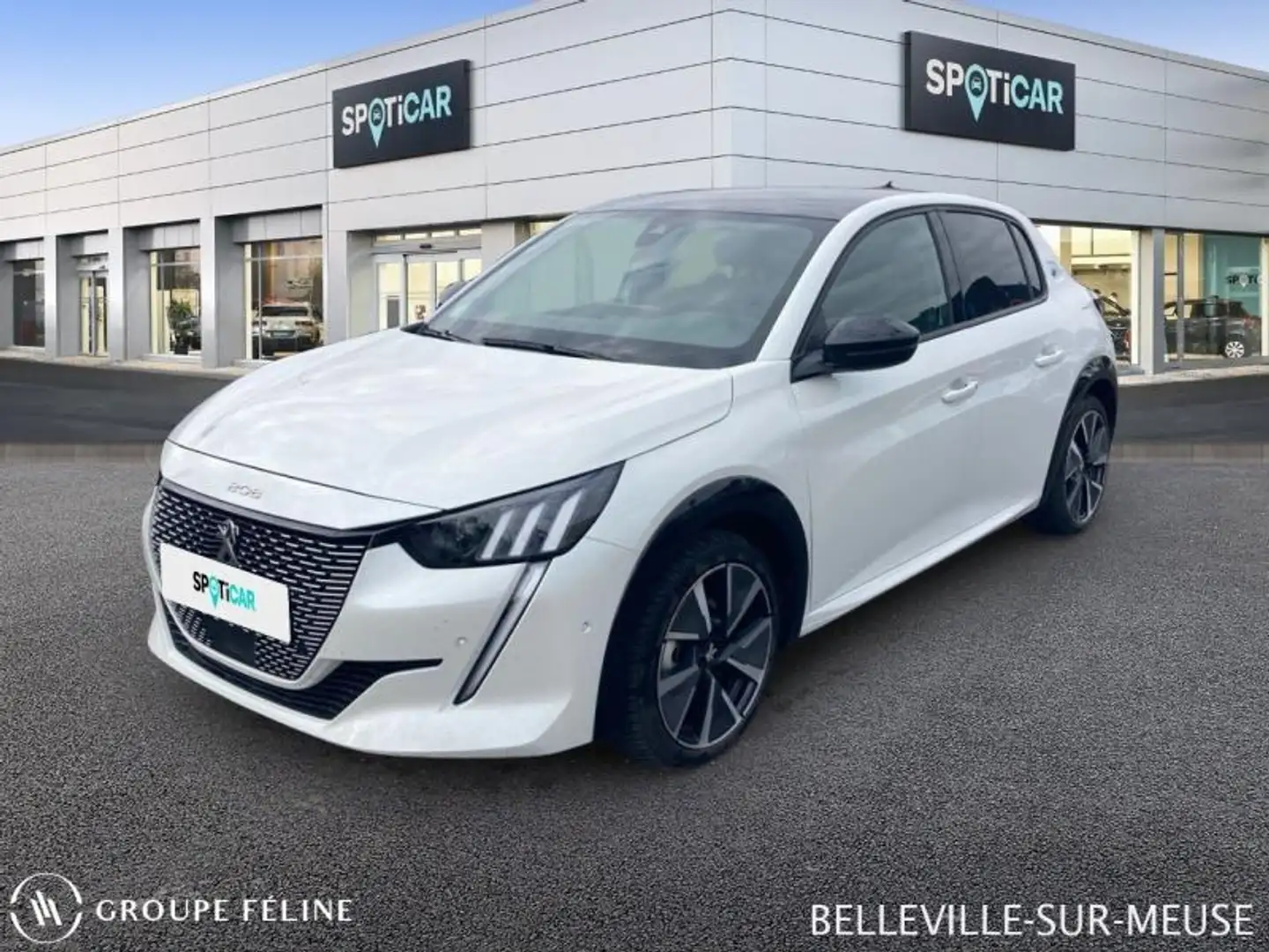 Peugeot e-208 e-208 136ch GT Blanc - 1