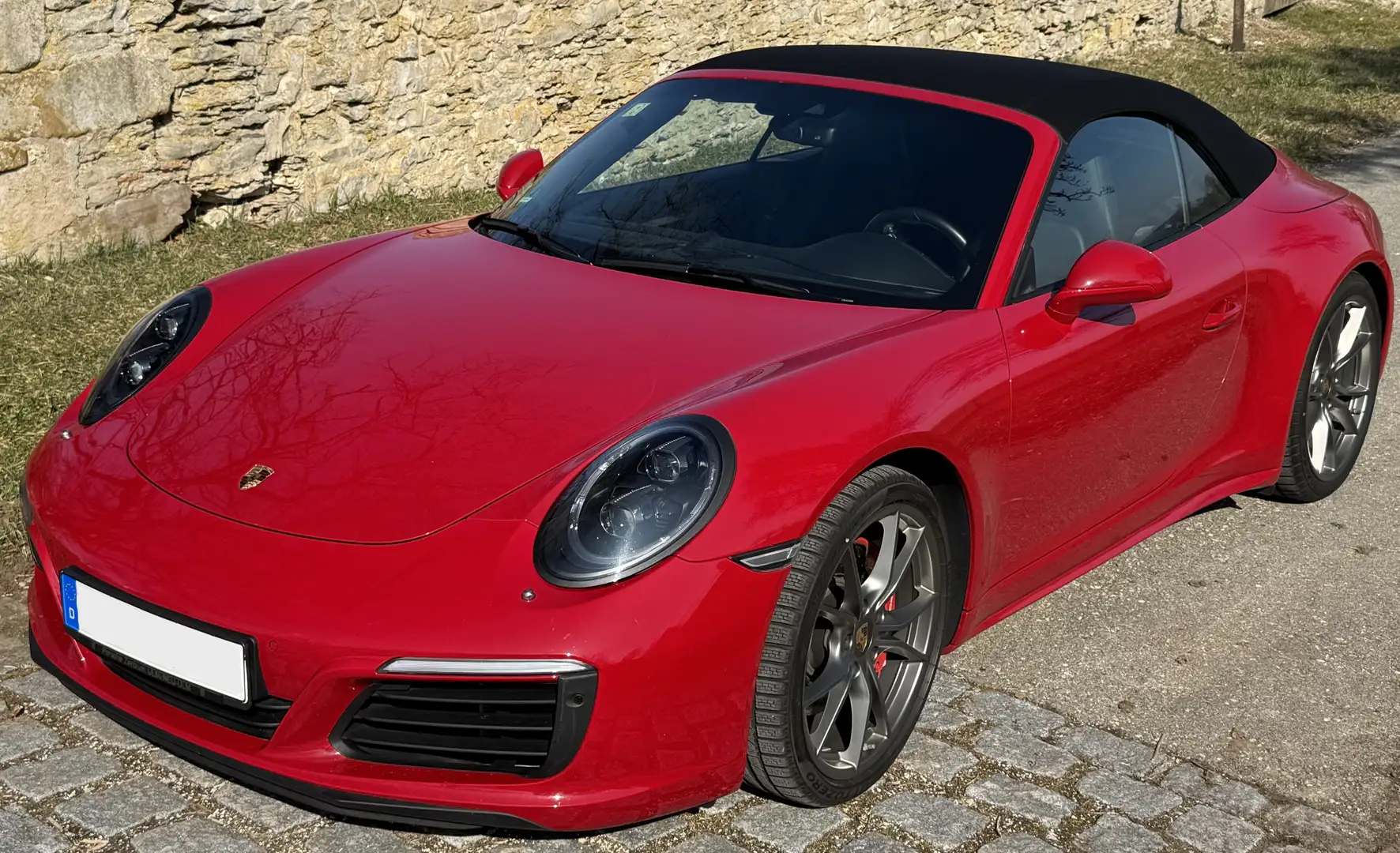 Porsche 991 911 Carrera 4S Cabriolet PDK Červená - 2
