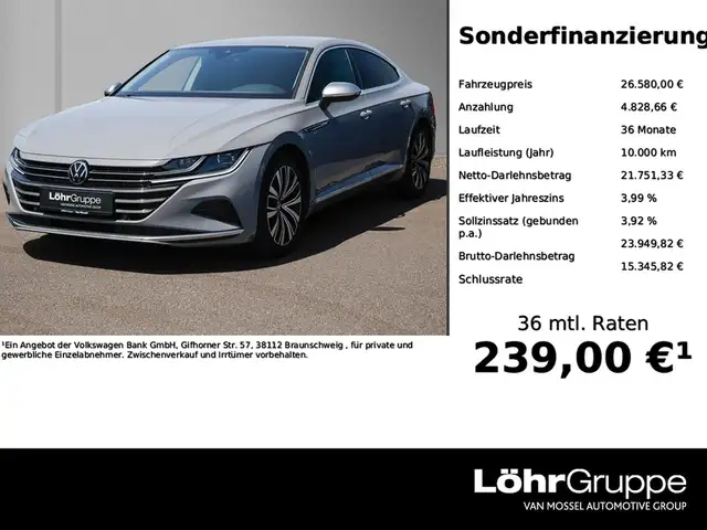 Volkswagen Arteon 2.0 TDI DSG Elegance Business Pre., ZGV