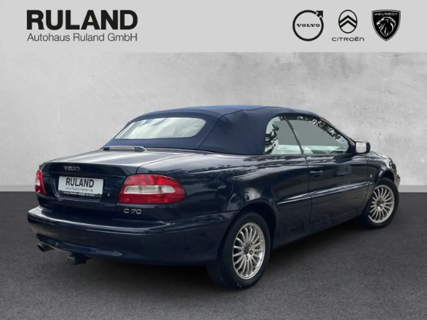 Volvo C70 Cabriolet 2.0 T El. Verdeck Leder SHZ Alu el.SP Sp Blau - 2