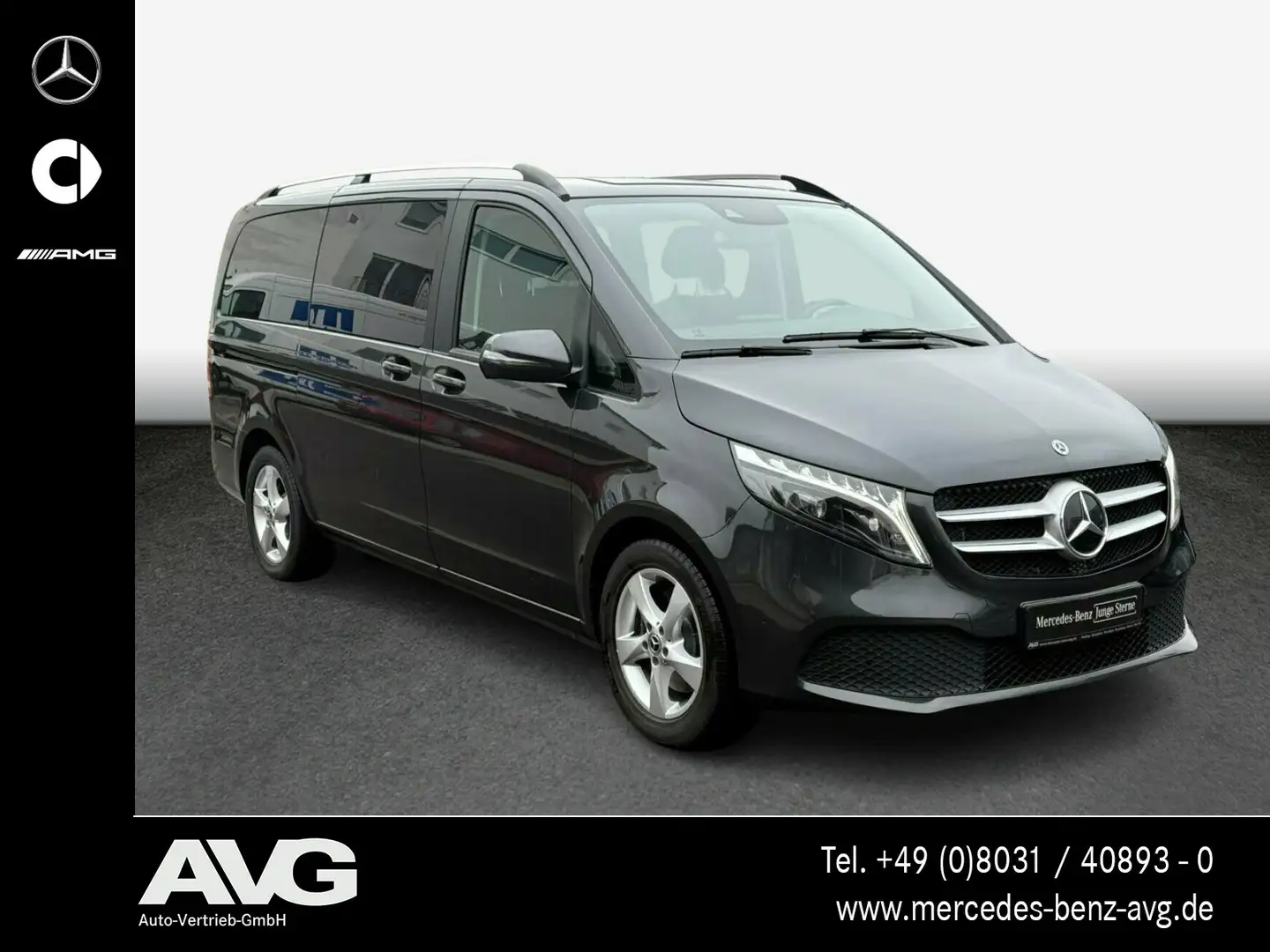 Mercedes-Benz V 250 V 250 d ED/L MBUX Navi RFK LED AHK Easy-Pack Grijs - 2