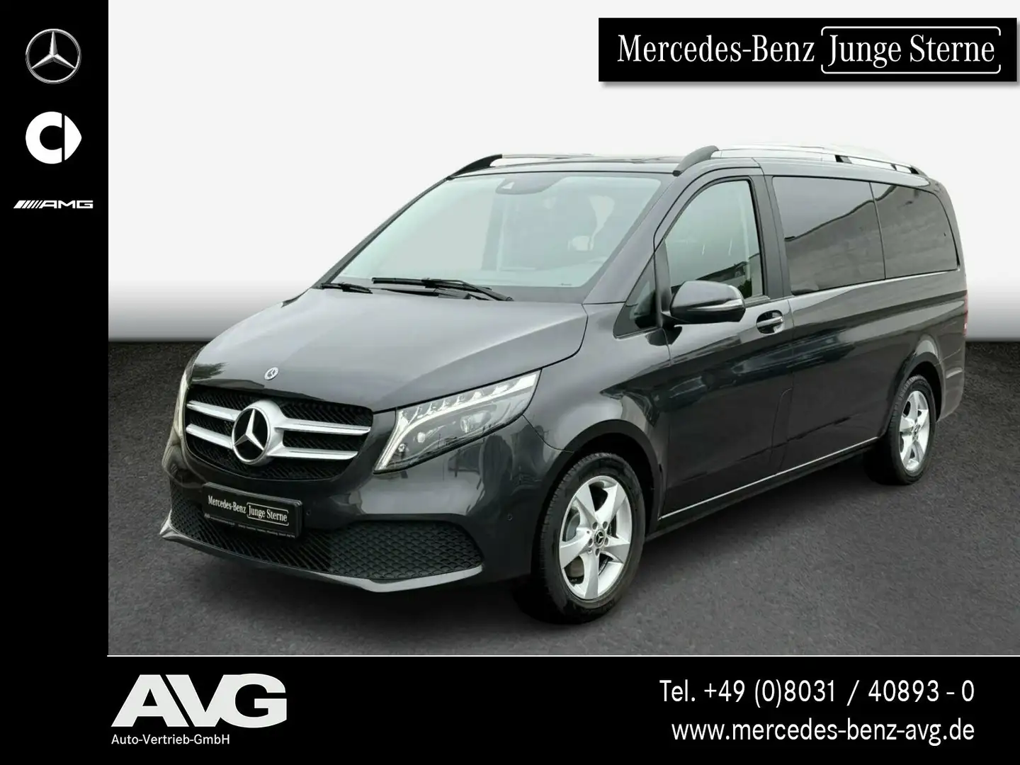 Mercedes-Benz V 250 V 250 d ED/L MBUX Navi RFK LED AHK Easy-Pack Grijs - 1