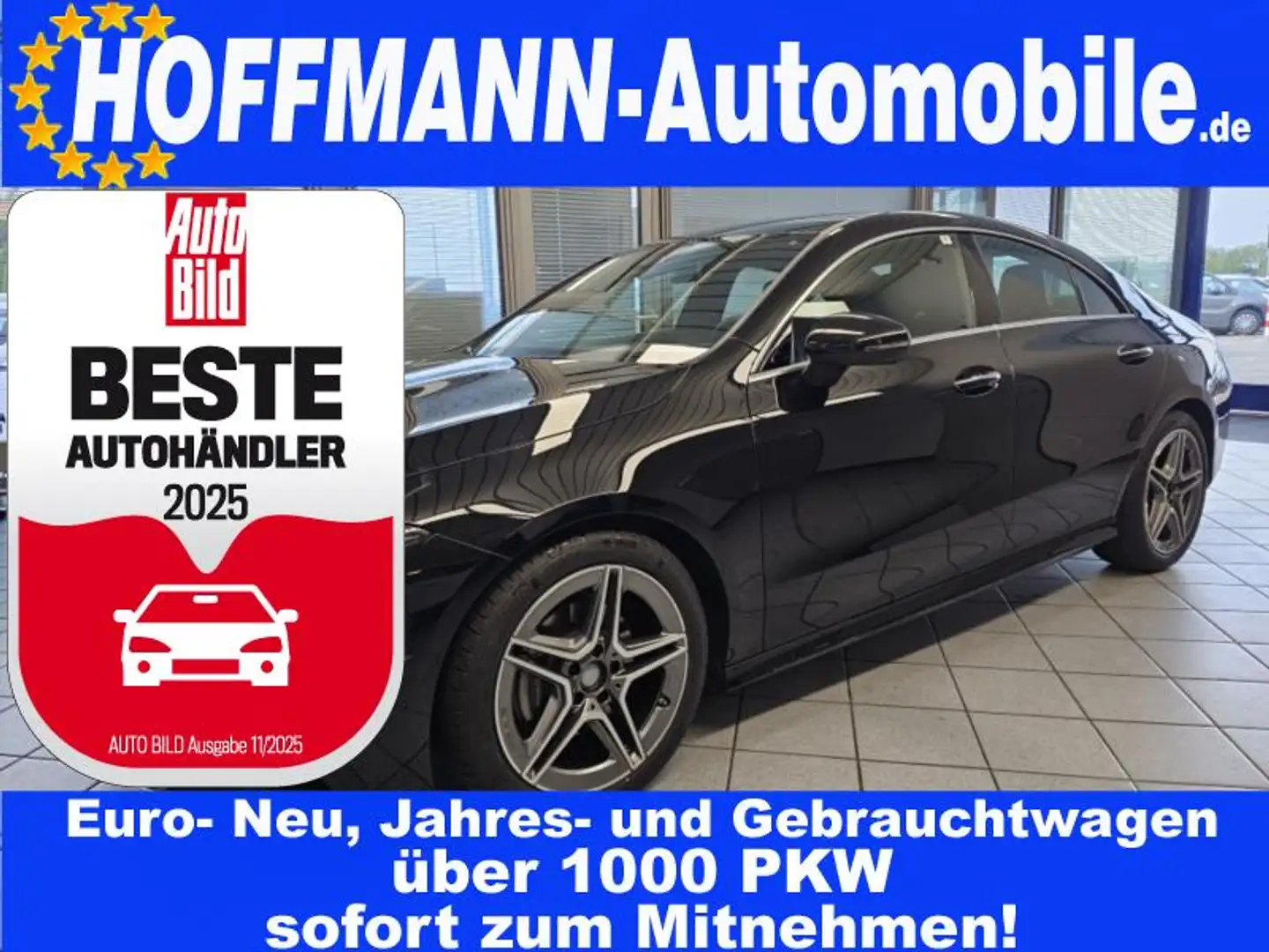 Mercedes-Benz CLA 180 AMG Adv. Plus Parkassi+Kamera,Navi,LED Schwarz - 1