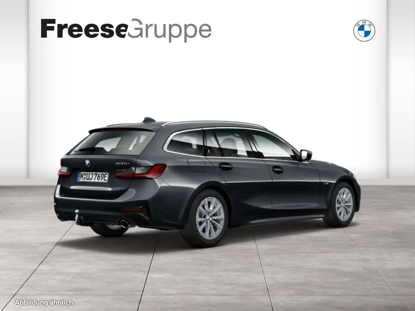 BMW 320 e Touring DAB RFK AHK Klimaaut. PDC Gris - 2