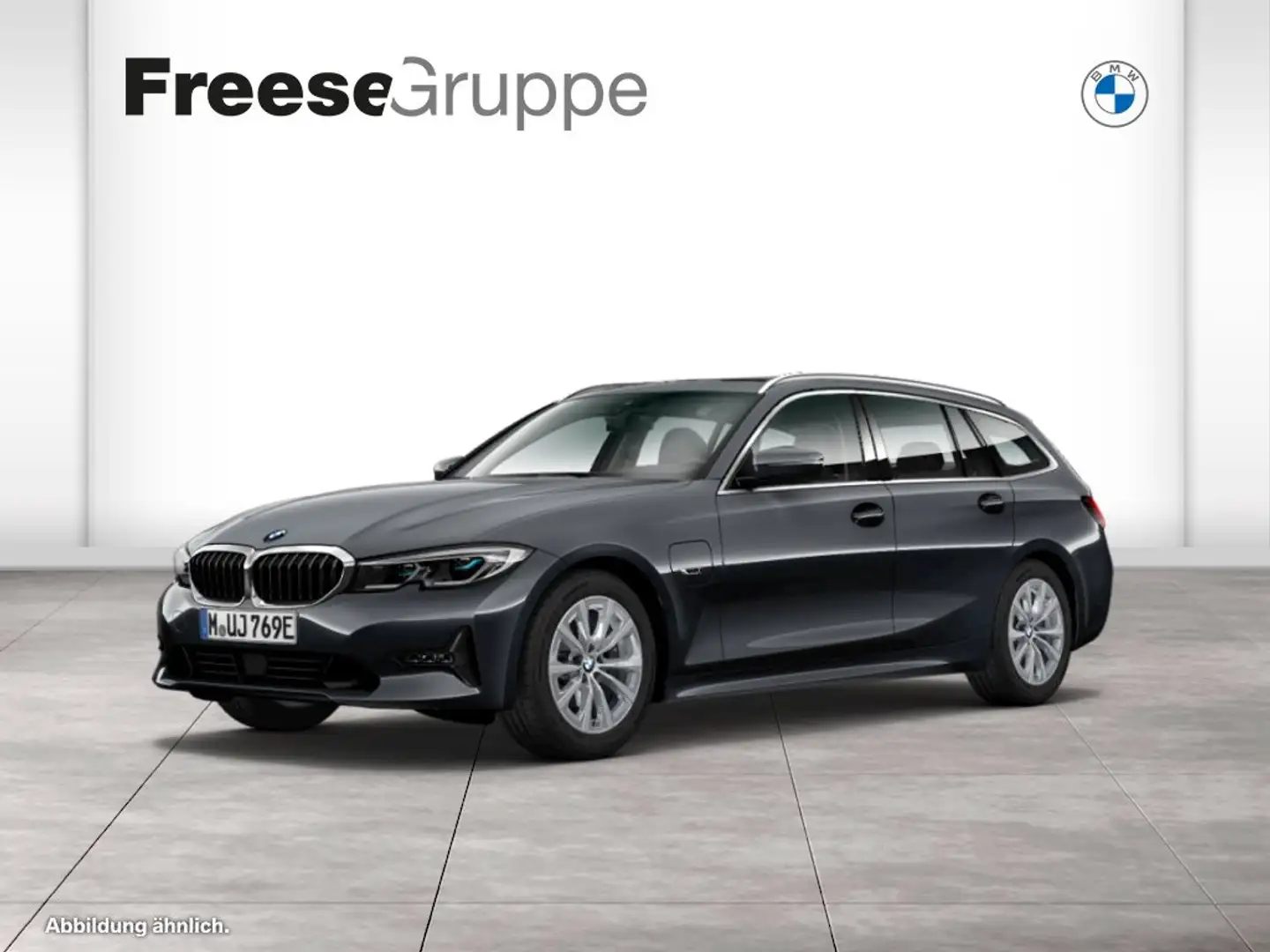 BMW 320 e Touring DAB RFK AHK Klimaaut. PDC Gris - 1