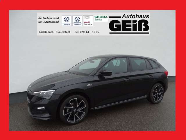 Imagine Skoda Scala 1.5 TSI Monte Carlo SHZ/GRA/Rkam/NW Garant