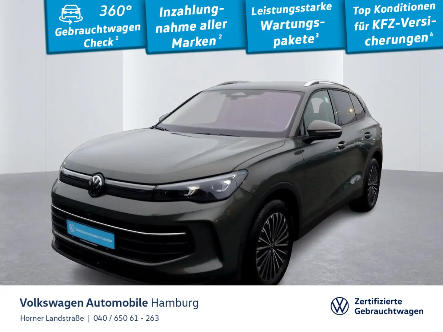 Volkswagen Tiguan 1.5 eTSI DSG Standheizung Sitzheizung PDC Vert - 1