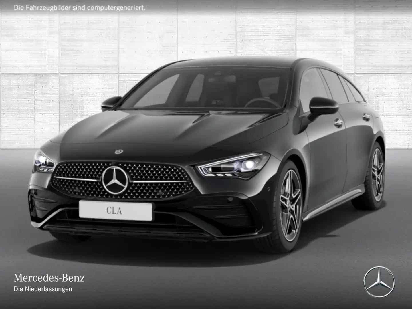 Mercedes-Benz CLA 250 e AMG+NIGHT+360°+AHK+MULTIBEAM+TOTW+8G Schwarz - 2