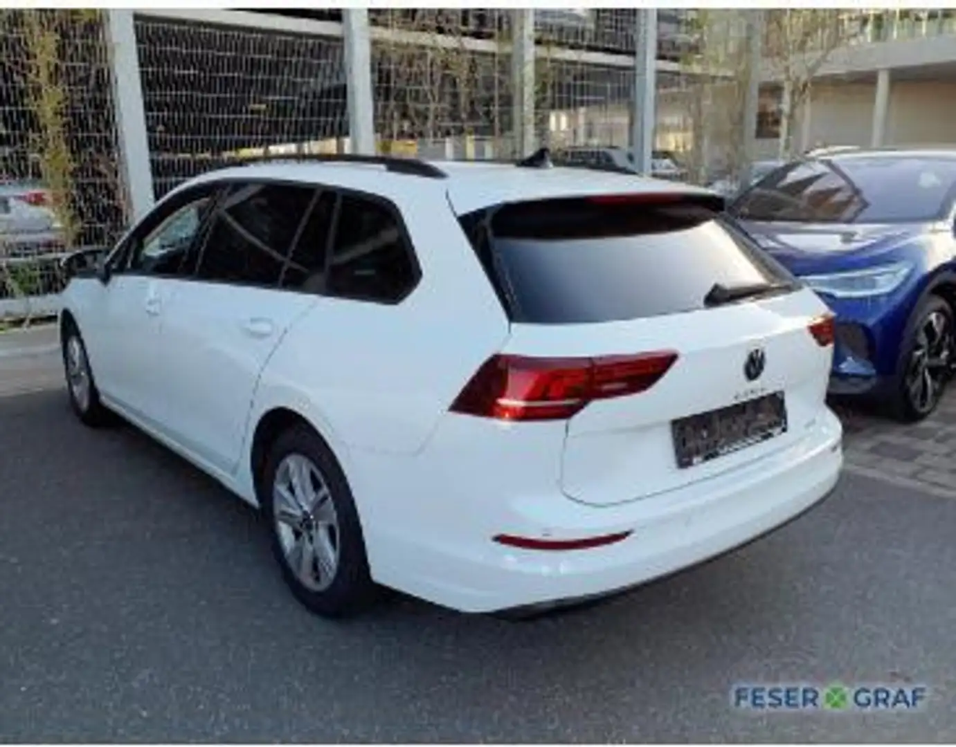 Volkswagen Golf Variant Life 1.5 eTSI DSG, SHZ,LED,ACC,NAVI Weiß - 2