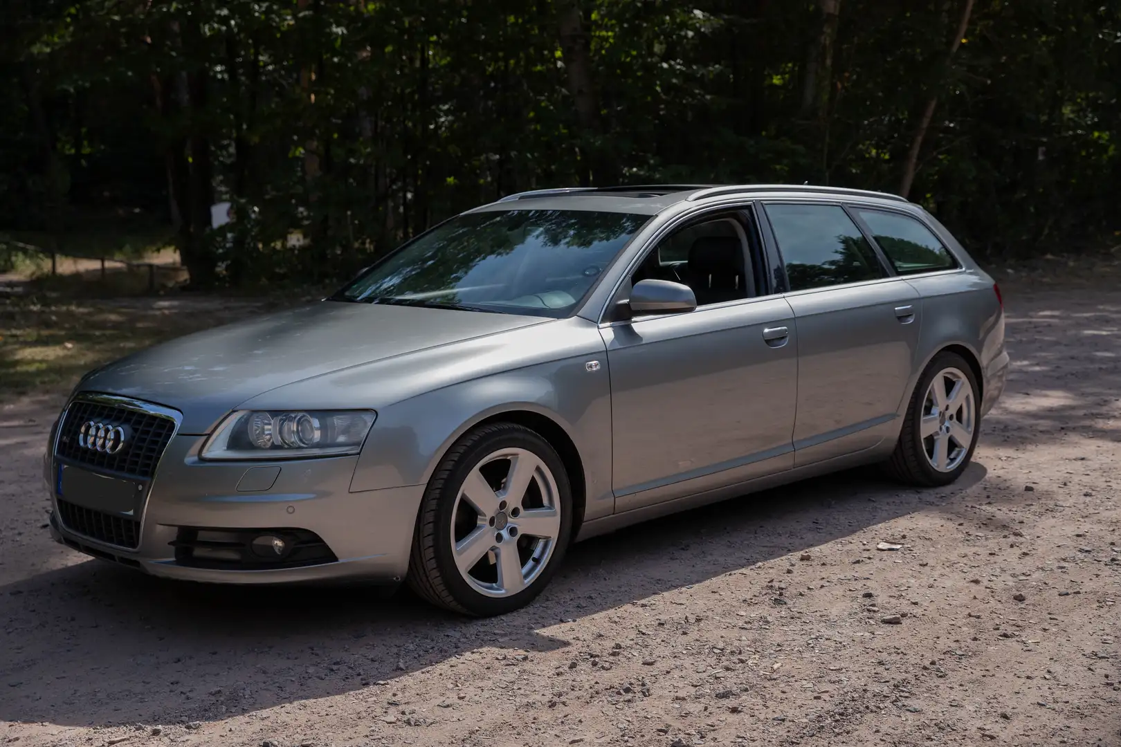 Audi A6 A6 4f/C6 3.0 TDI TÜV neu Srebrny - 2