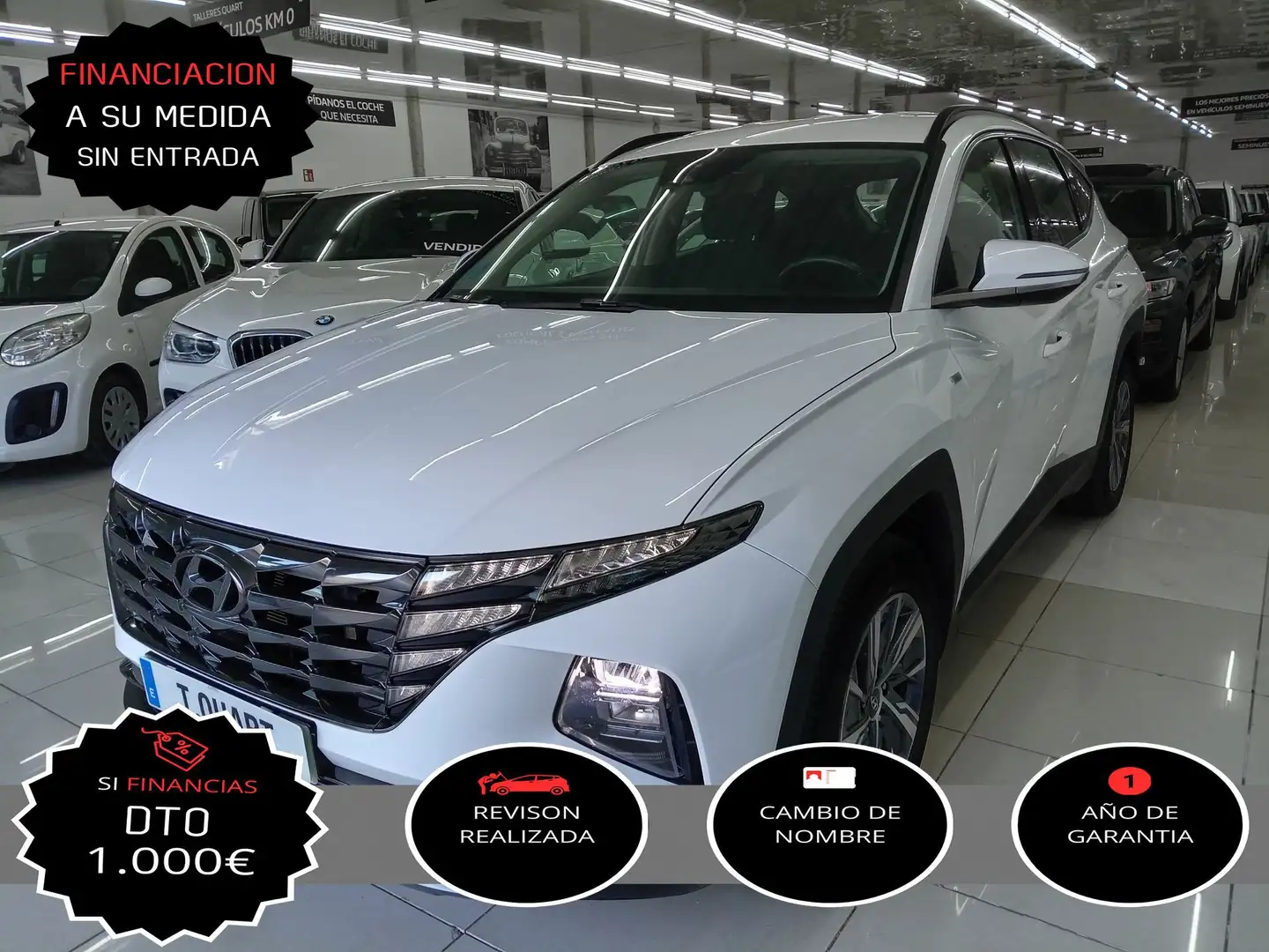 Hyundai TUCSON Híbrido 1.6 CRDI 136cv 48V Maxx 4X4 Blanco - 1
