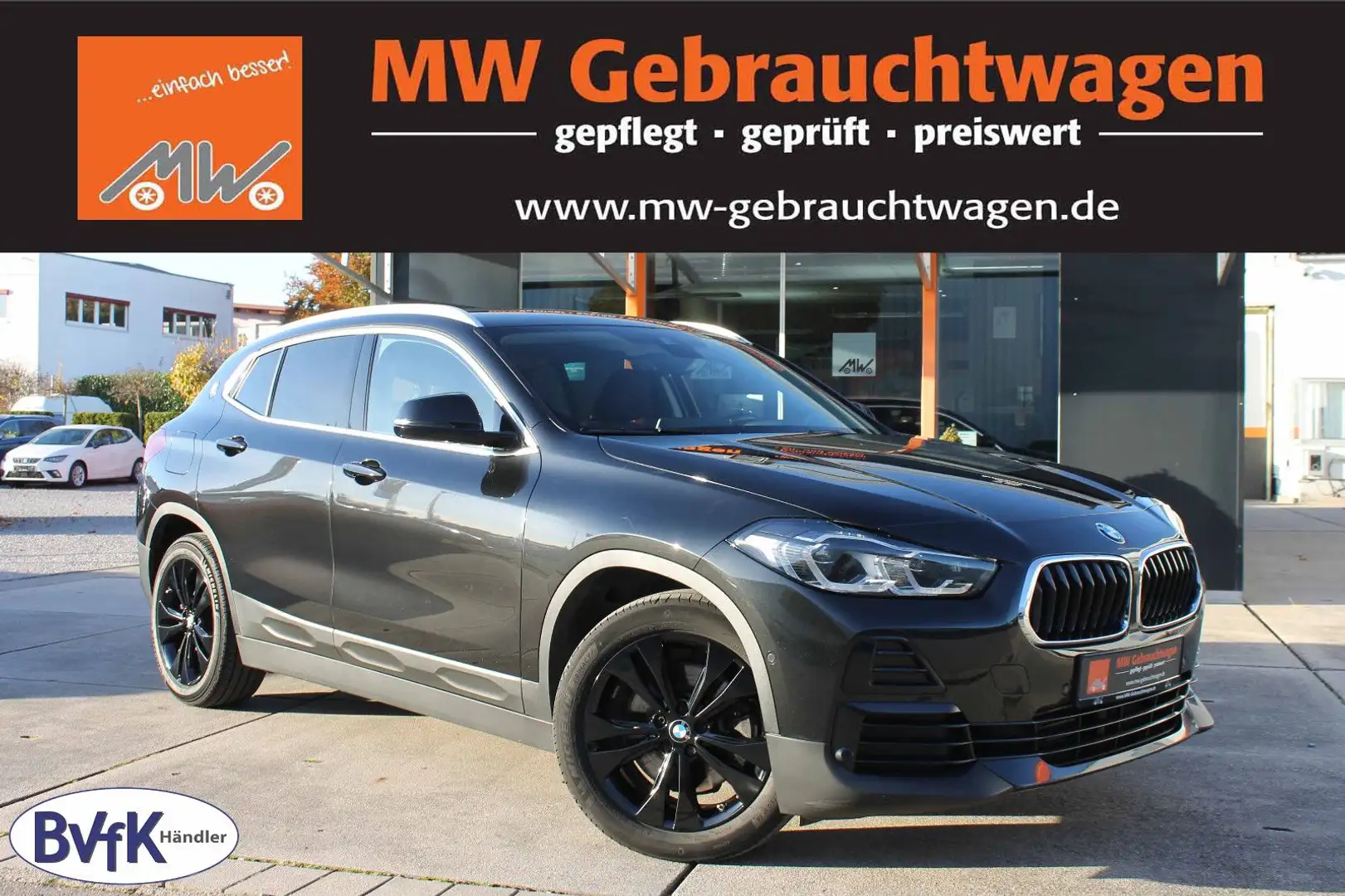 BMW X2 xDrive 25d Advantage ACC KAM SHZ LHZ HUD NAV Noir - 1