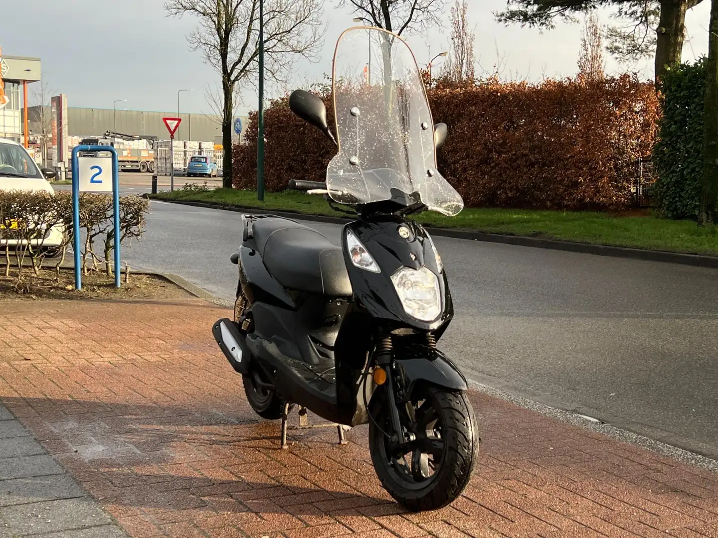 SYM Orbit II Bromscooter Windscherm, nette scooter - 1