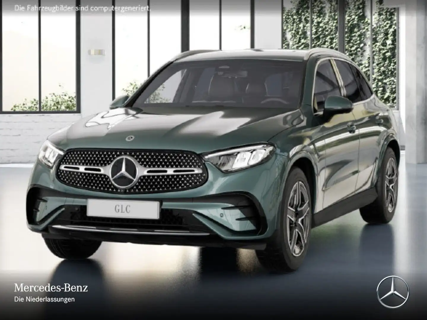 Mercedes-Benz GLC 200 4M AMG+360+AHK+LED+TOTW+KEYLESS+9G Argent - 2