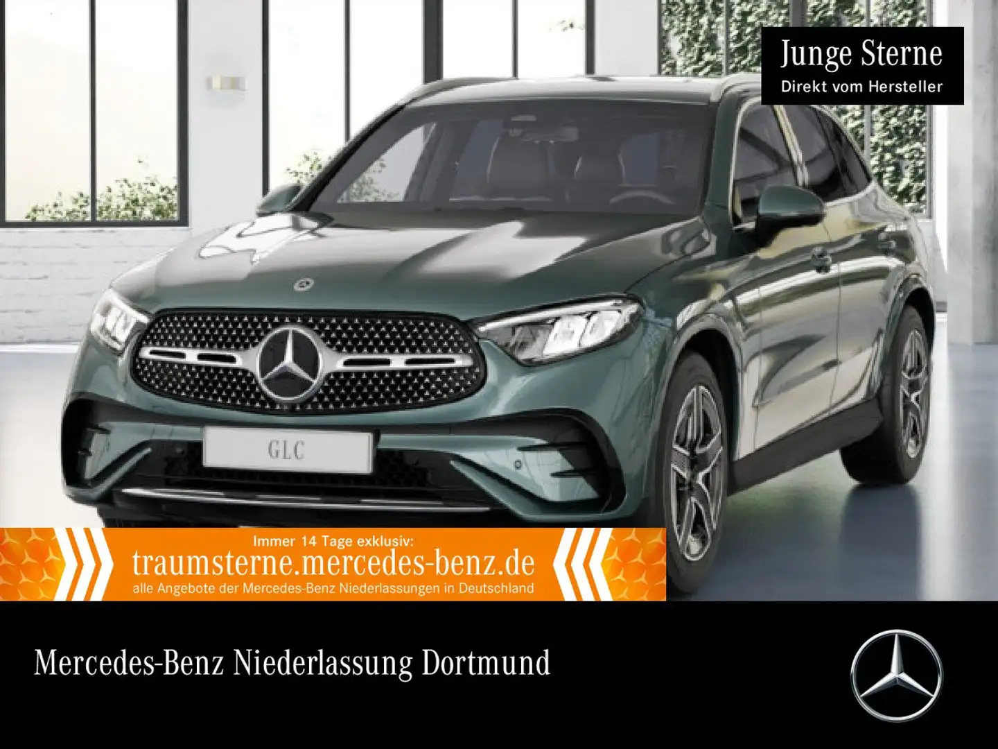 Mercedes-Benz GLC 200 4M AMG+360+AHK+LED+TOTW+KEYLESS+9G Argent - 1
