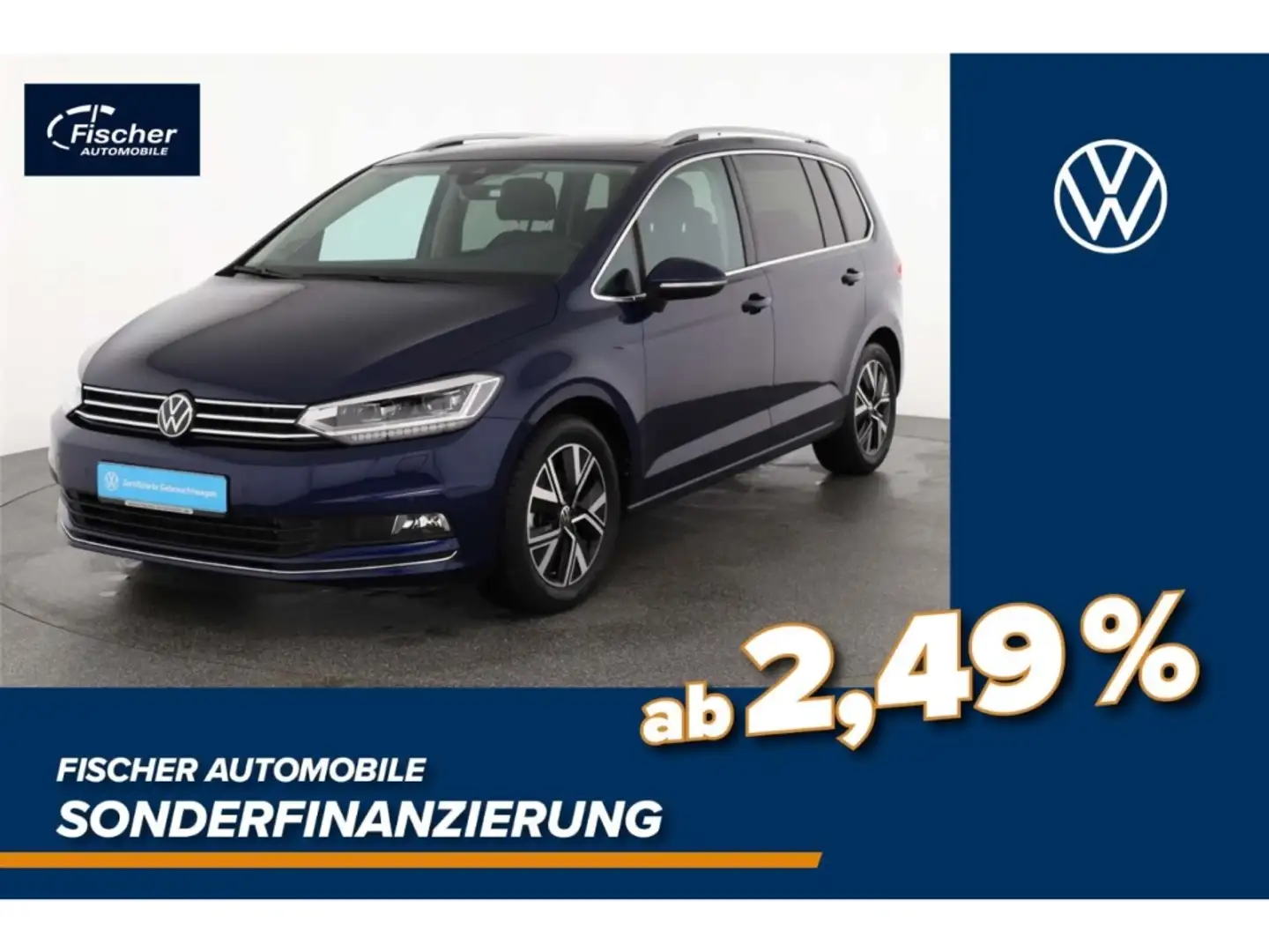 Volkswagen Touran 2.0 TDI Highline Blau - 1
