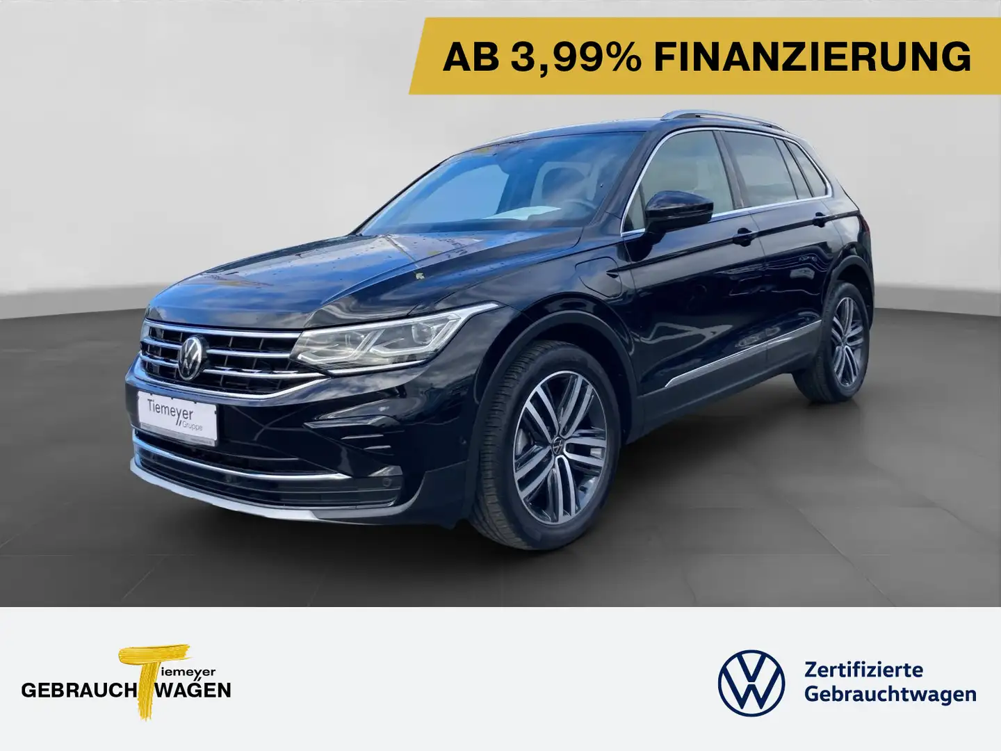 Volkswagen Tiguan 1.4 eHybrid ELEGANCE IQ.LIGHT LEDER AHK Schwarz - 1
