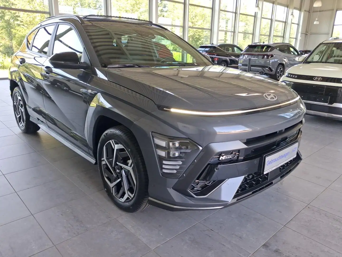 Hyundai KONA 1.0 T-GDI DCT N-LINE Ultimate-Pak.GSD,Bose Grau - 2