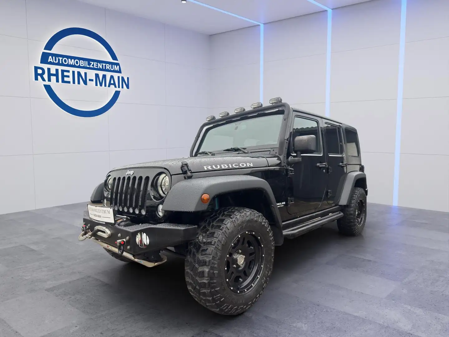 Jeep Wrangler Rubicon SONDERUMBAU*HOCH BREIT WINDE AT Schwarz - 1