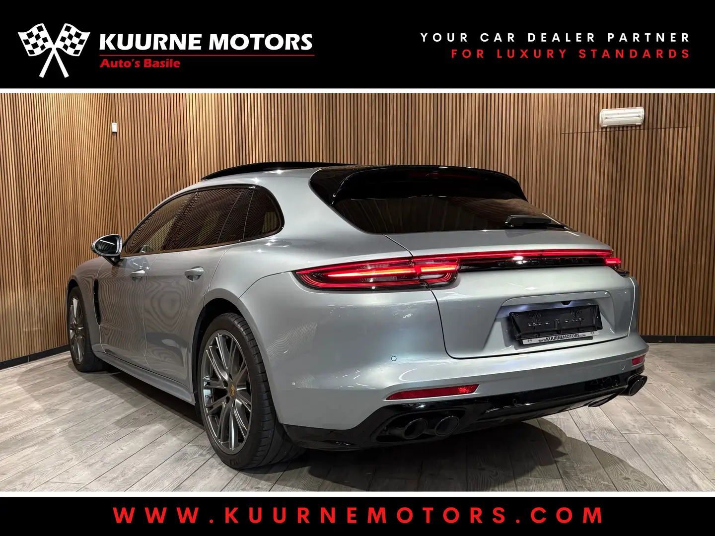 Porsche Panamera 4  Alu21"/Pano/FullLeder/Led/360Cam *1j garantie Argent - 2